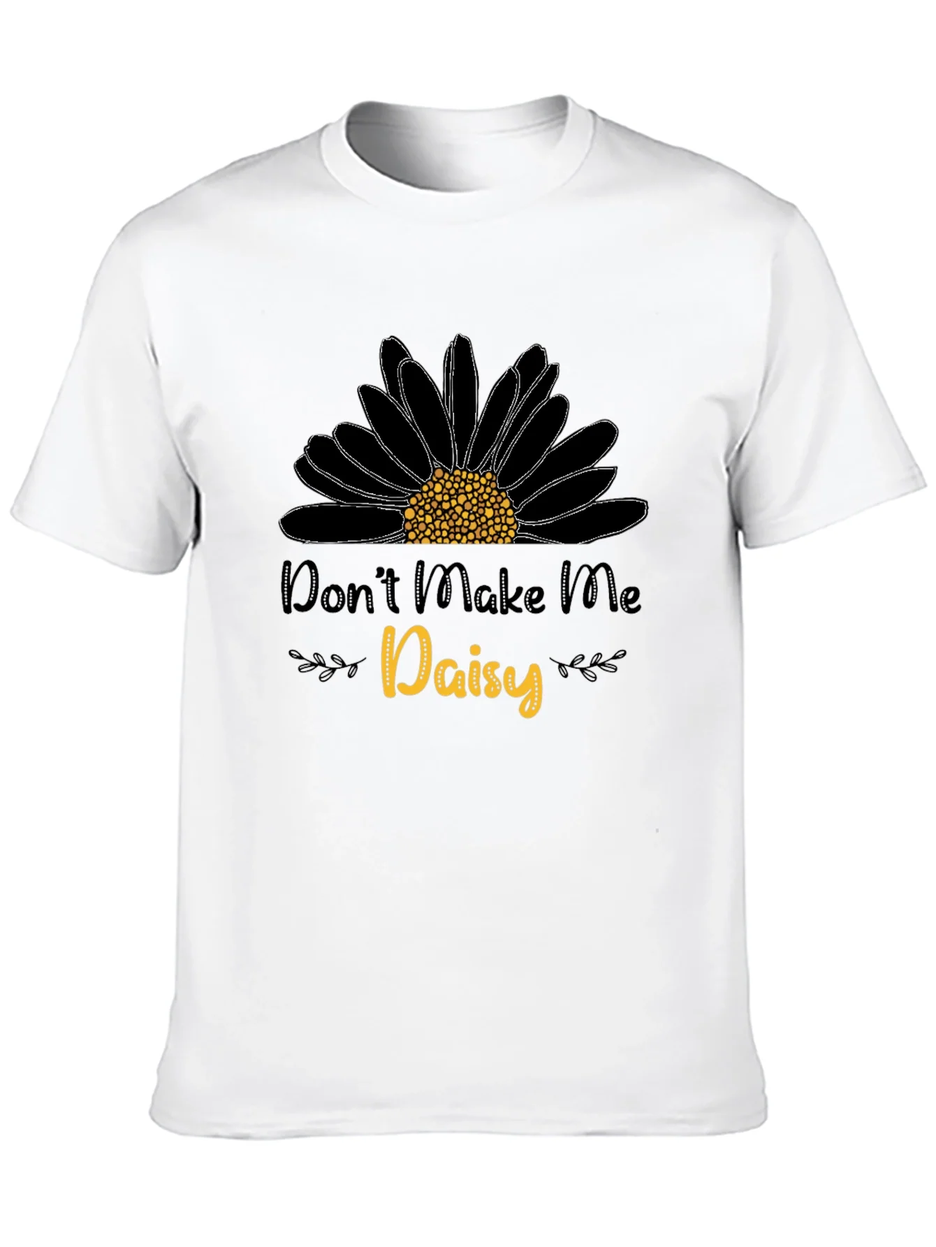 Camiseta Negra Dont Make Me Daisy