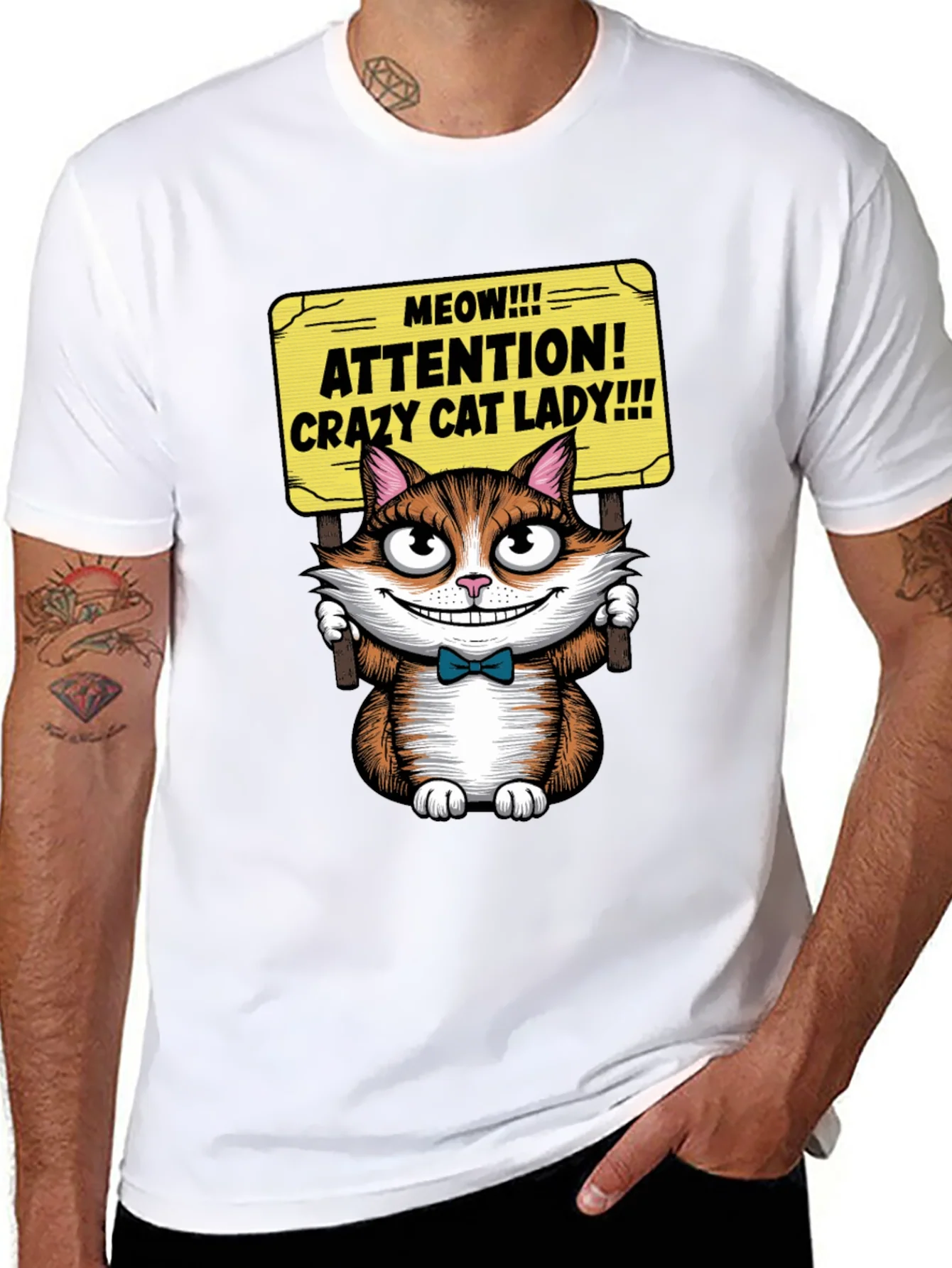 Rebbecca Crazy Cat Lady Graphic Tee