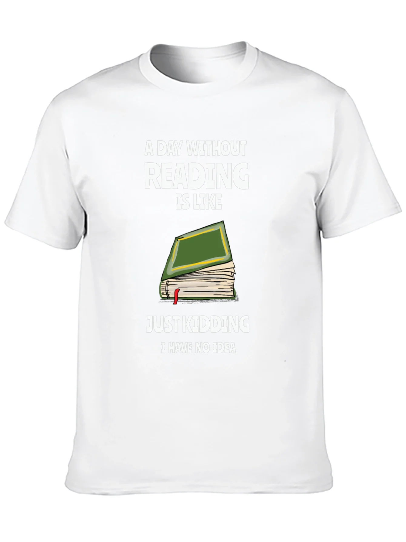 Camiseta Divertida de Lectura: Un D¨ªa Sin Leer