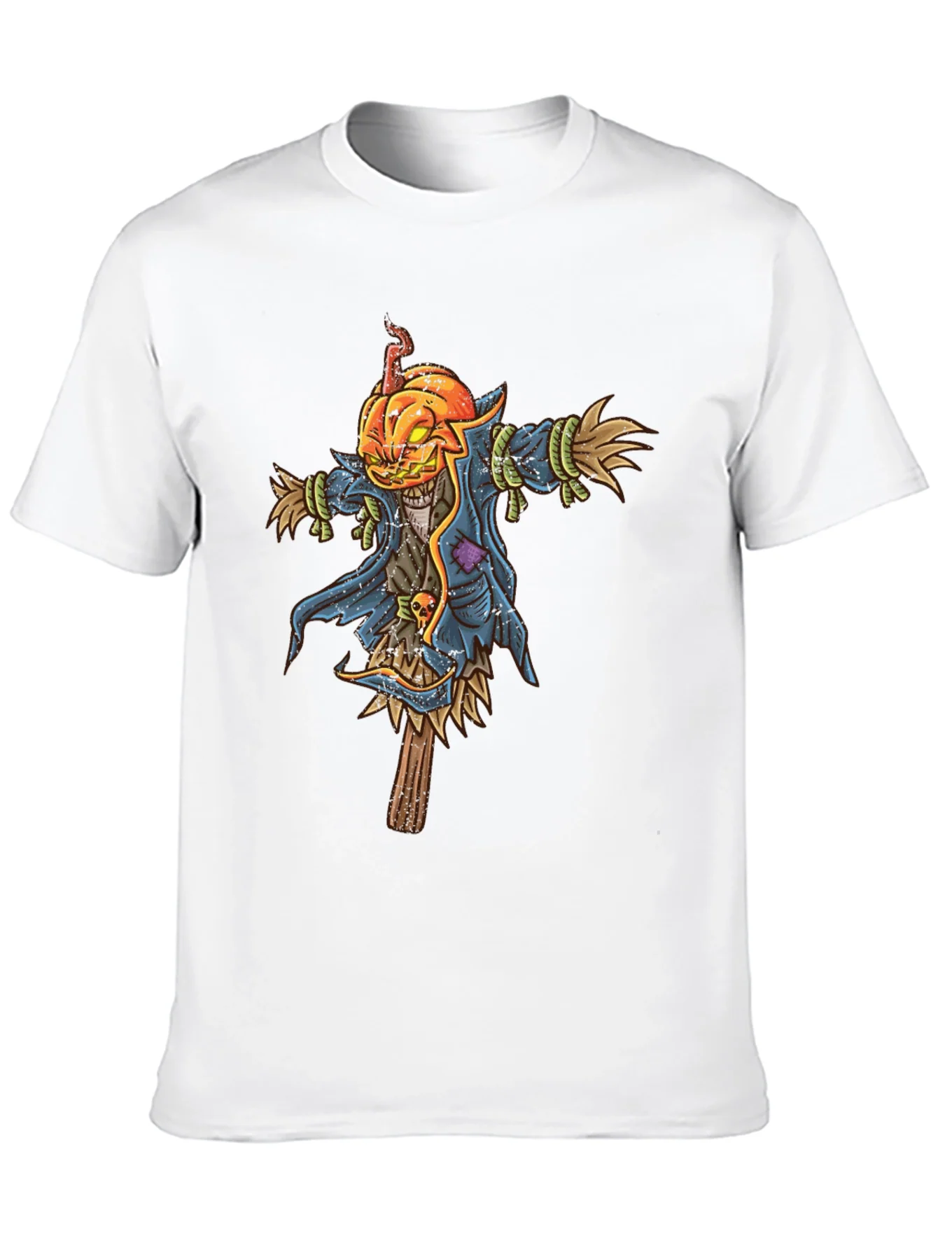 Rebbecca Pumpkin Head Scarecrow Graphic Tee