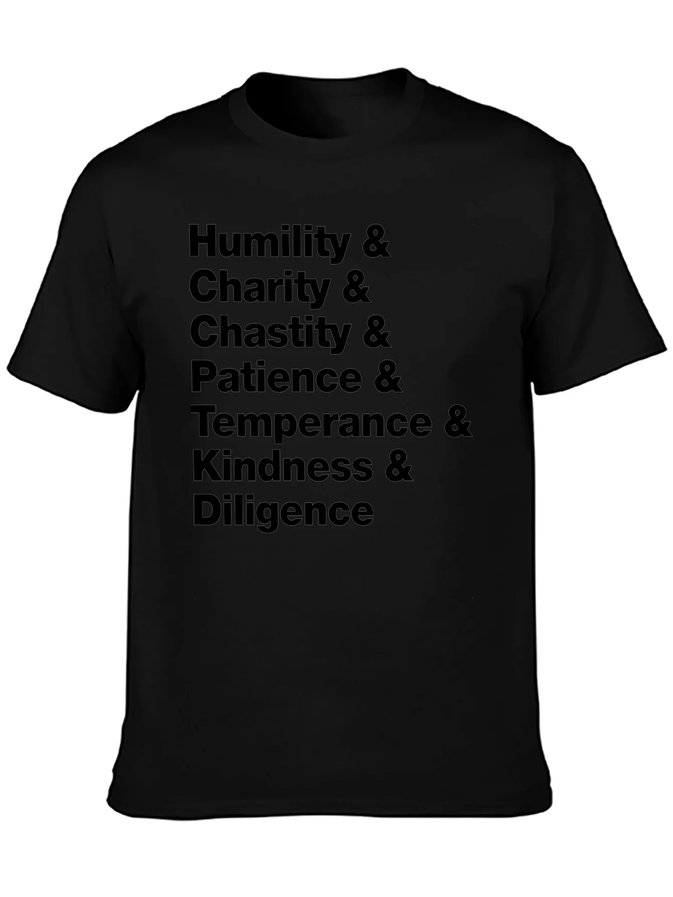 Camiseta Virtudes Cardinales Hombre - Algod¨®n Suave