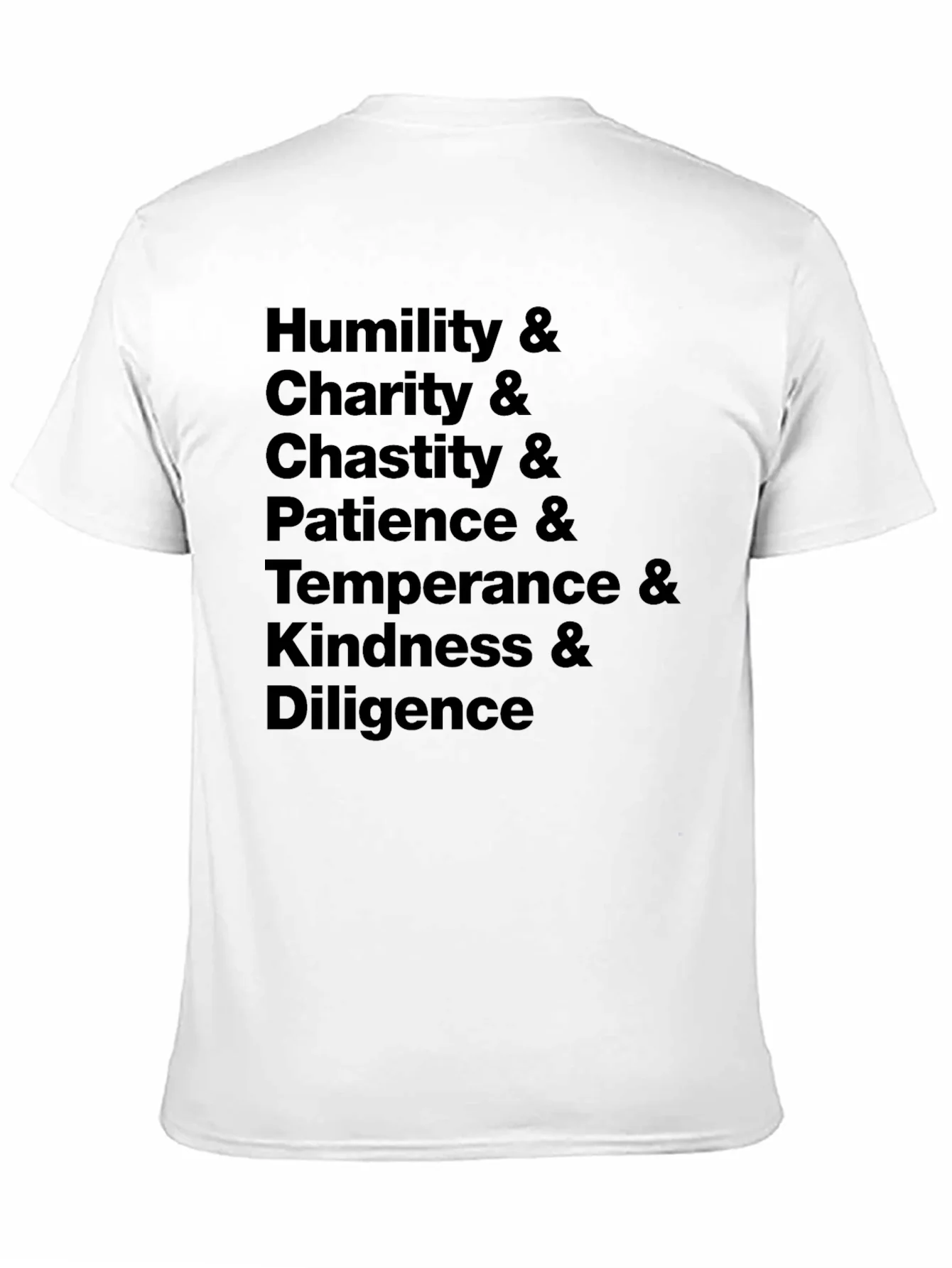 Camiseta Virtudes Cardinales Hombre - Algod¨®n Suave