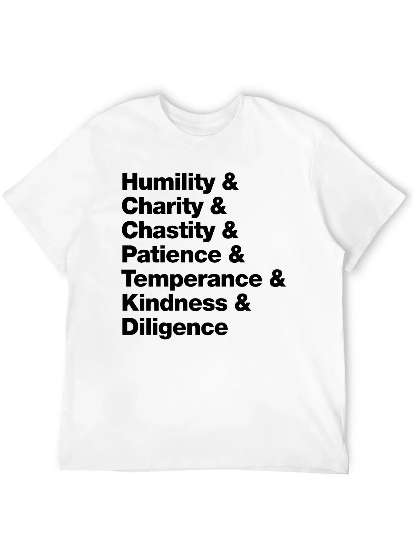 Camiseta Virtudes Cardinales Hombre - Algod¨®n Suave