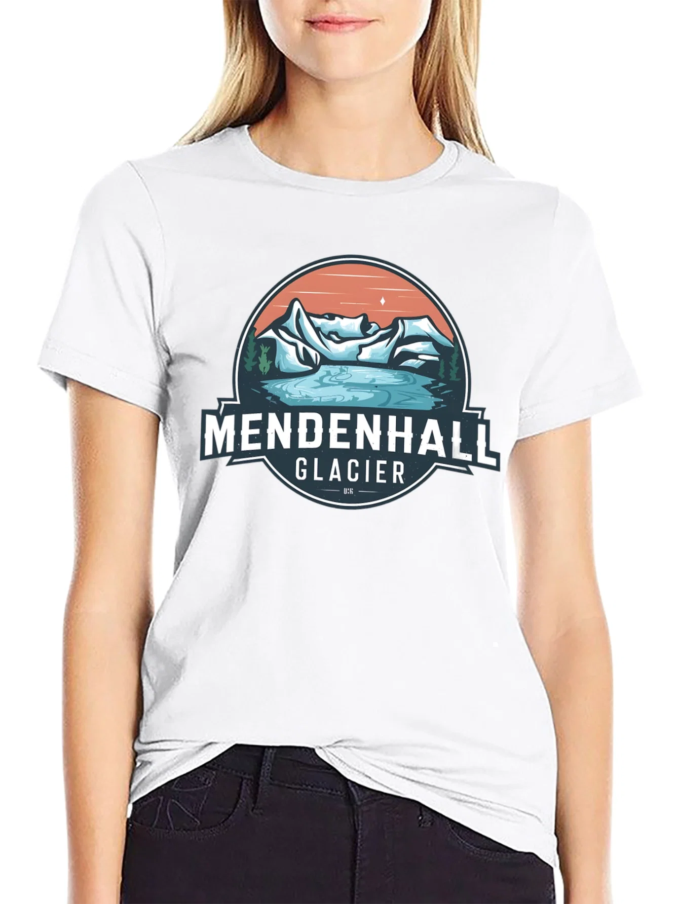 Rebbecca Mendenhall Glacier Graphic Tee - Adventure Awaits!