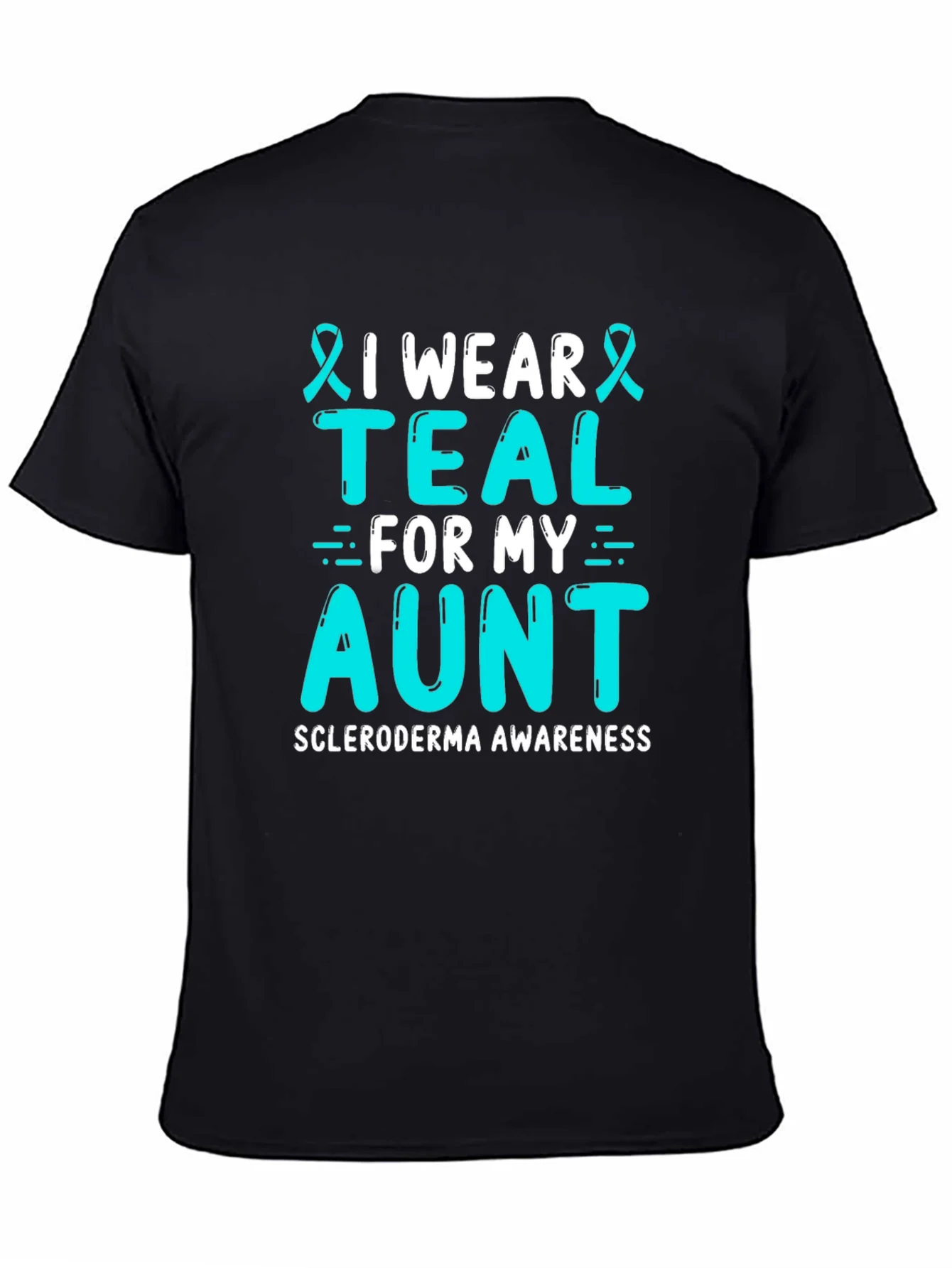 Camiseta Conciencia Esclerodermia Llevo verde azulado para mi t¨ªa