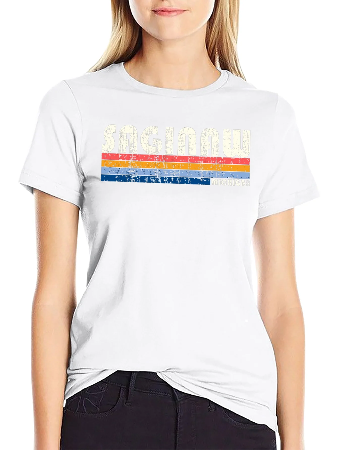 Camiseta Retro Saginaw Michigan