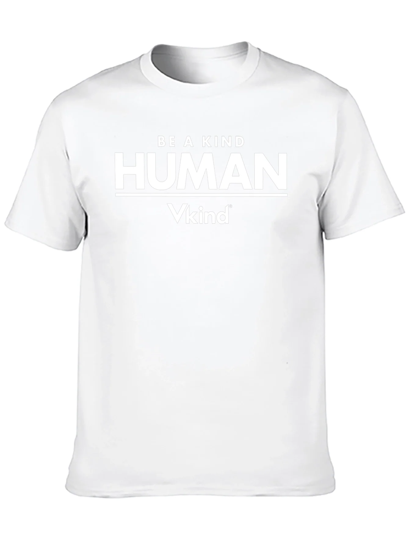 Camiseta Negra Vkind: S¨¦ un Humano Amable