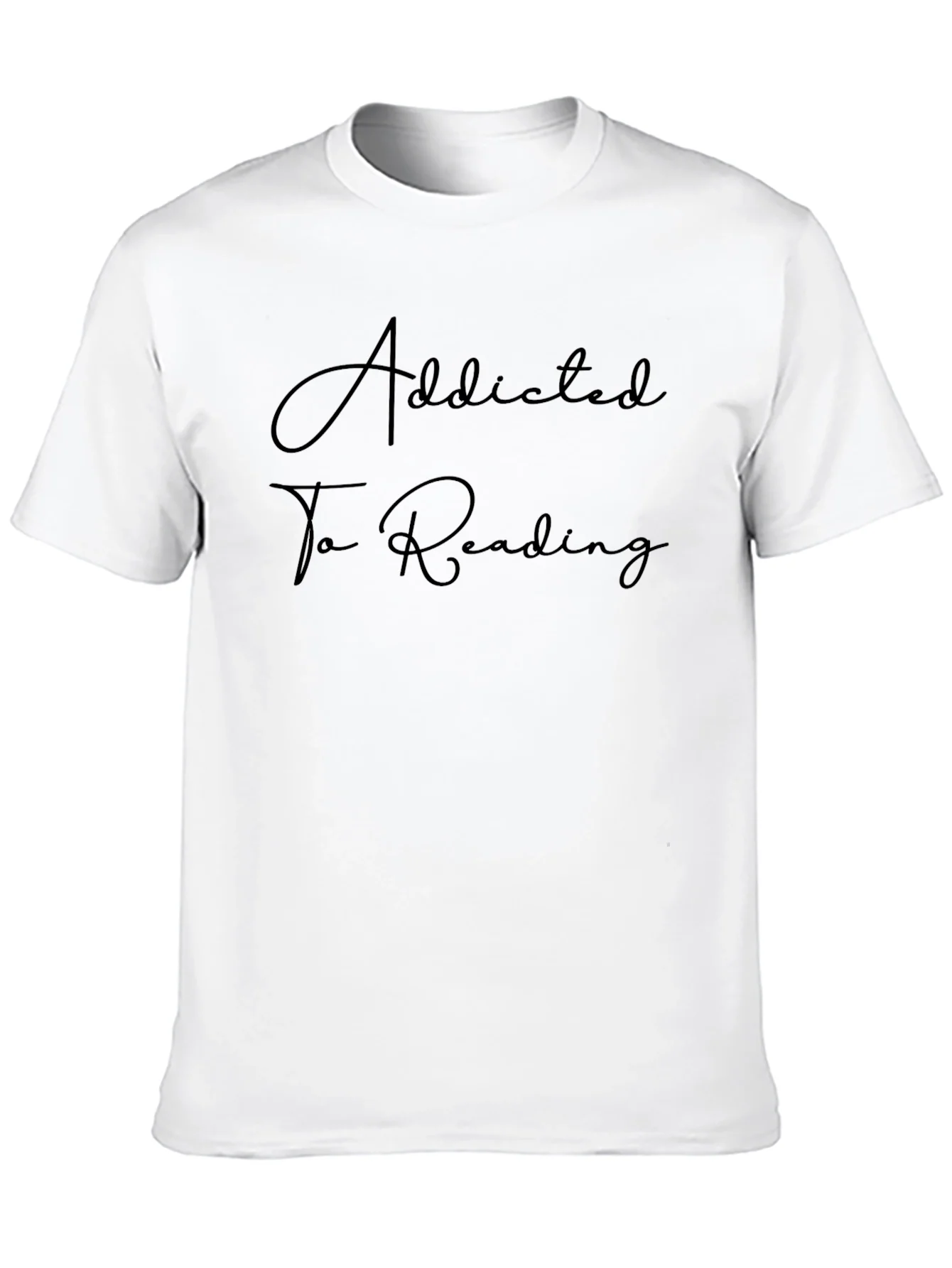 Camiseta Negra Addicted to Reading