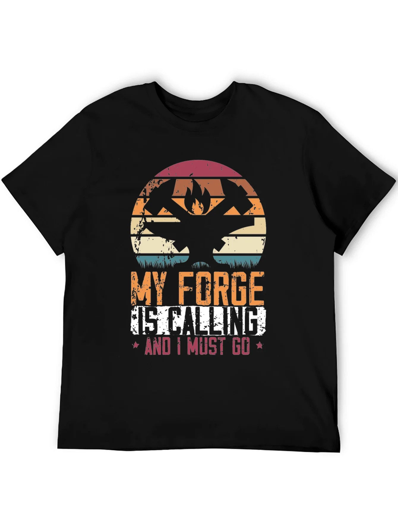 Camiseta Negra My Forge is Calling