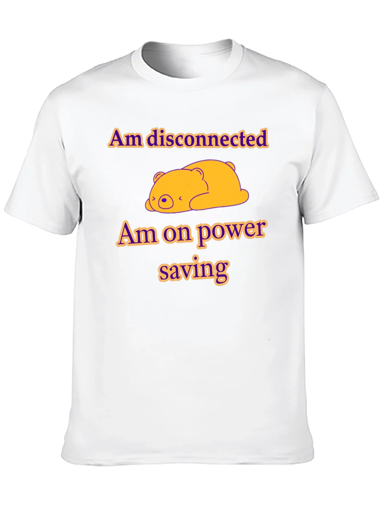 Camiseta Desconectado Ahorro de Energ¨ªa