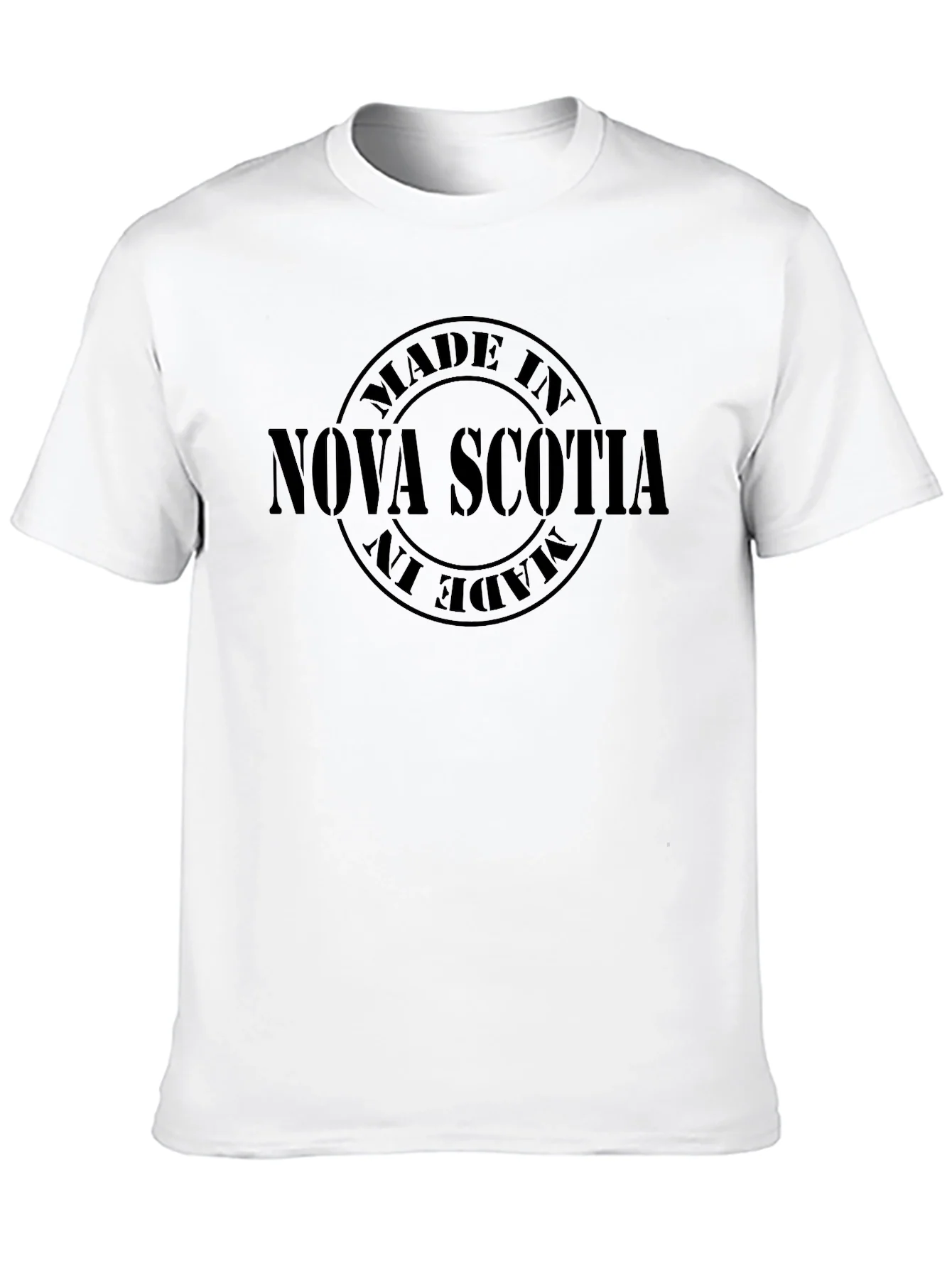 Camiseta Negra Made in Nova Scotia