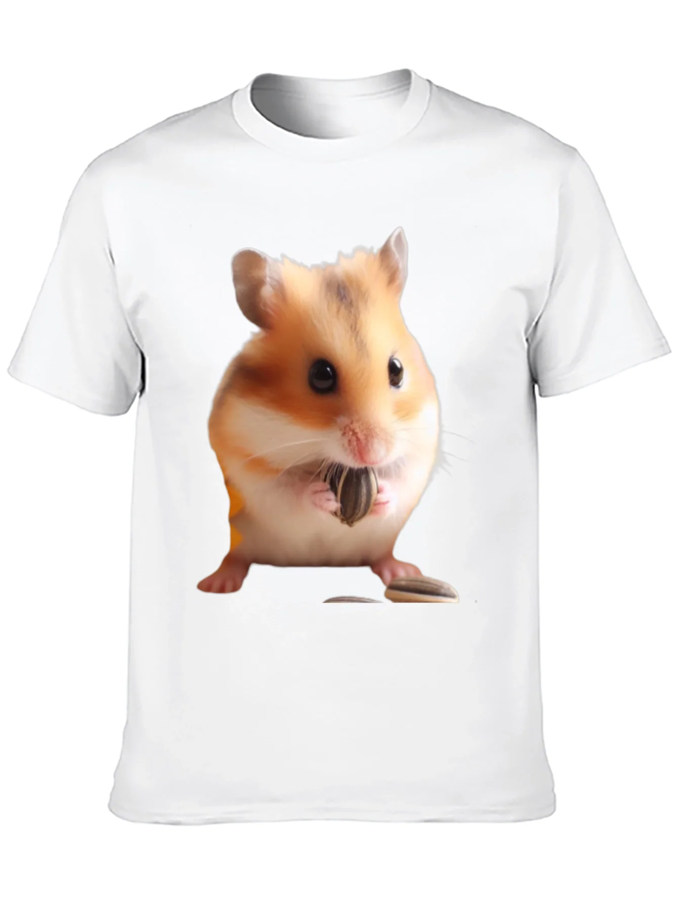 Rebbecca Hamster Seed Graphic T-Shirt Mens Black Tee