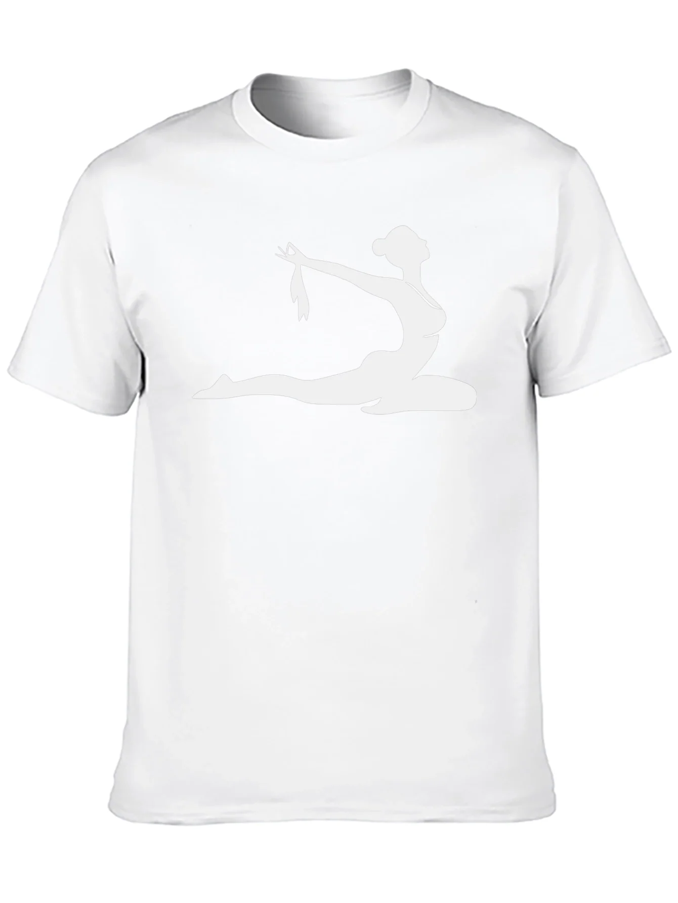 Rebbecca Yoga Pose Graphic T-Shirt - Black Cotton Blend