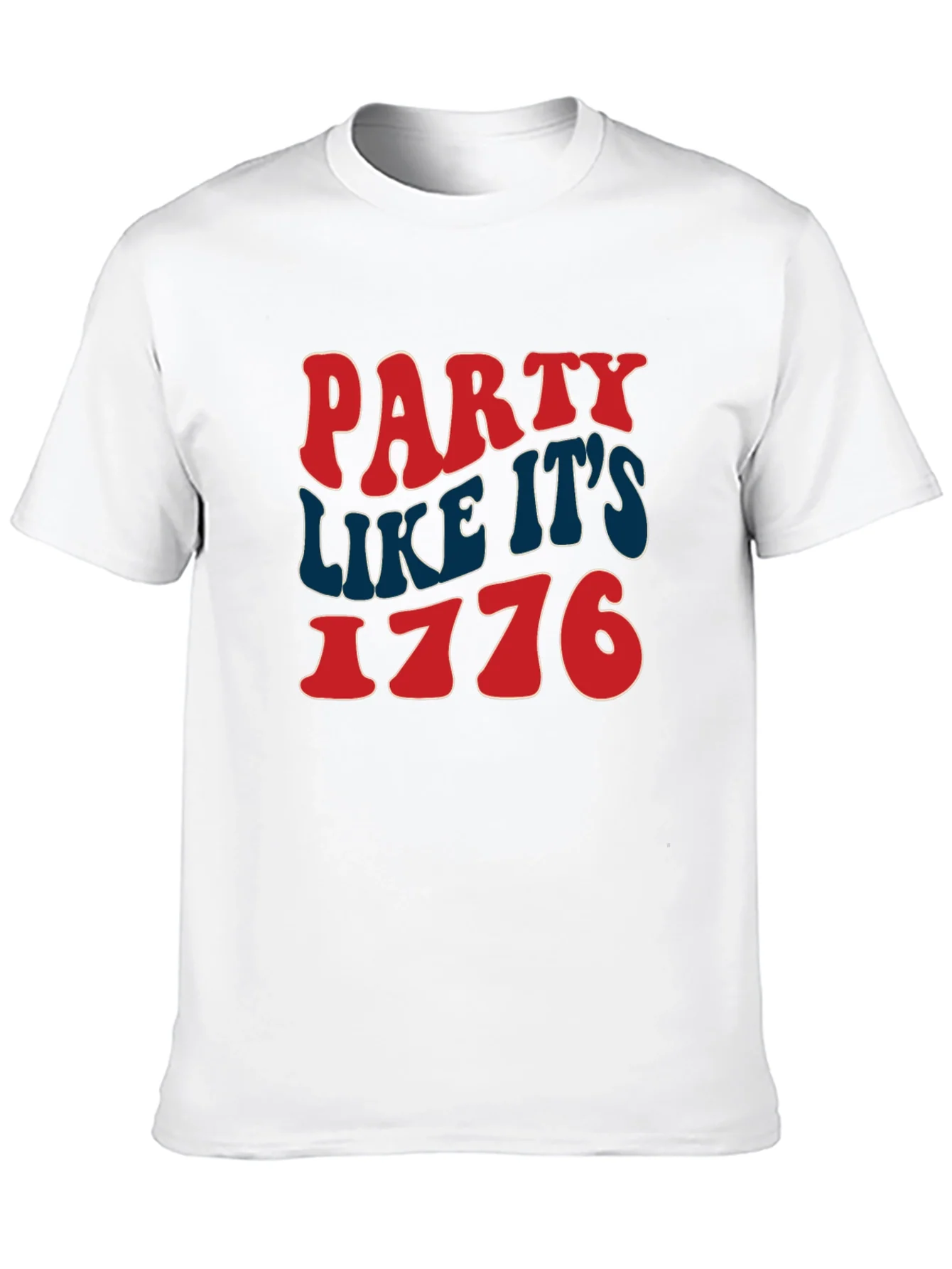 Camiseta Negra: Fiesta Como en 1776