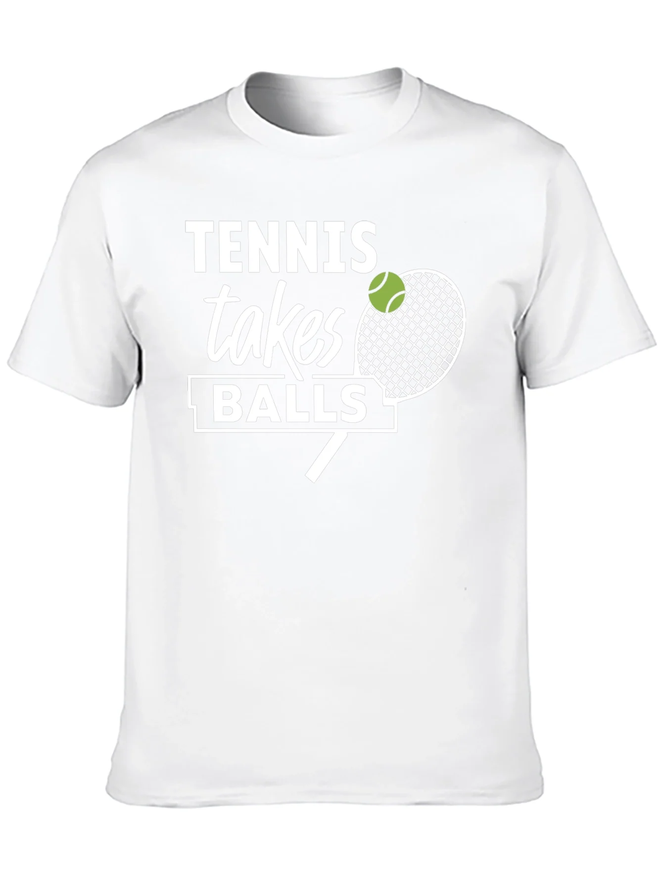 Camiseta Negra Tennis Takes Balls