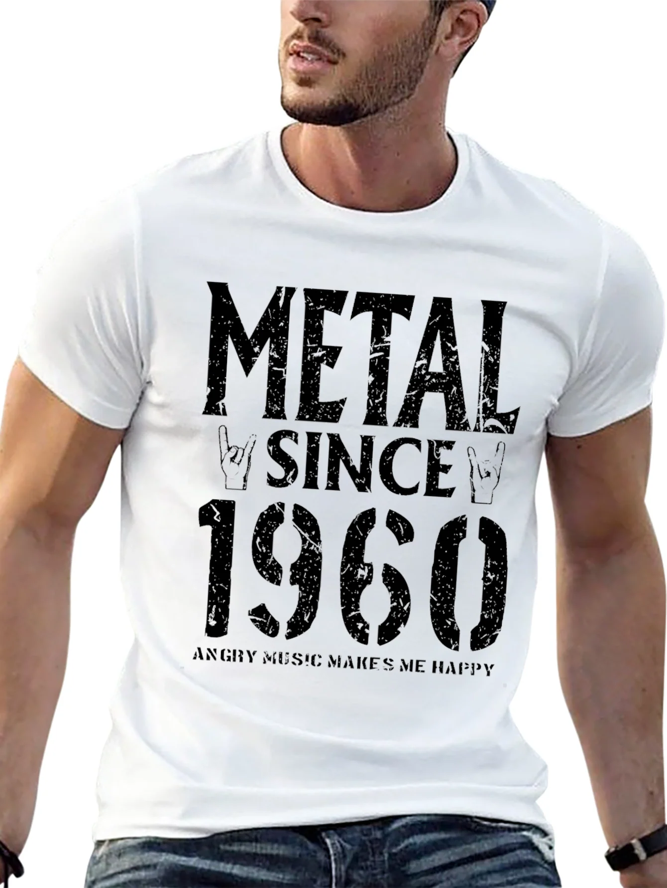 Camiseta Negra Metal Since 1960