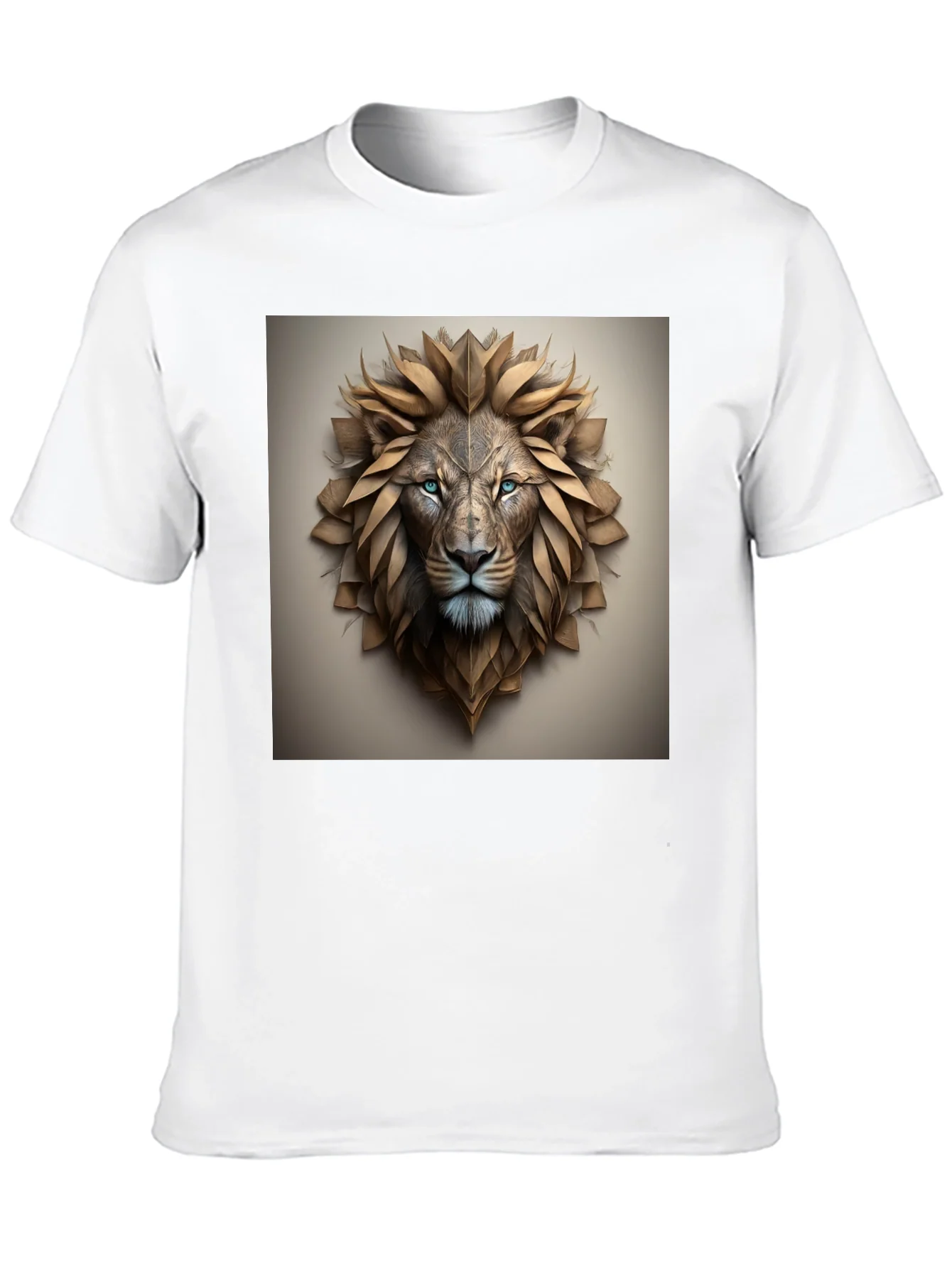 Rebbecca Lion Head Graphic Tee - Black Cotton Blend