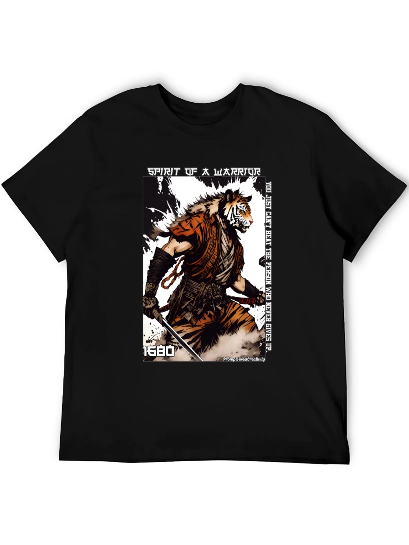 Camiseta Hombre Guerrero Esp¨ªritu Tigre
