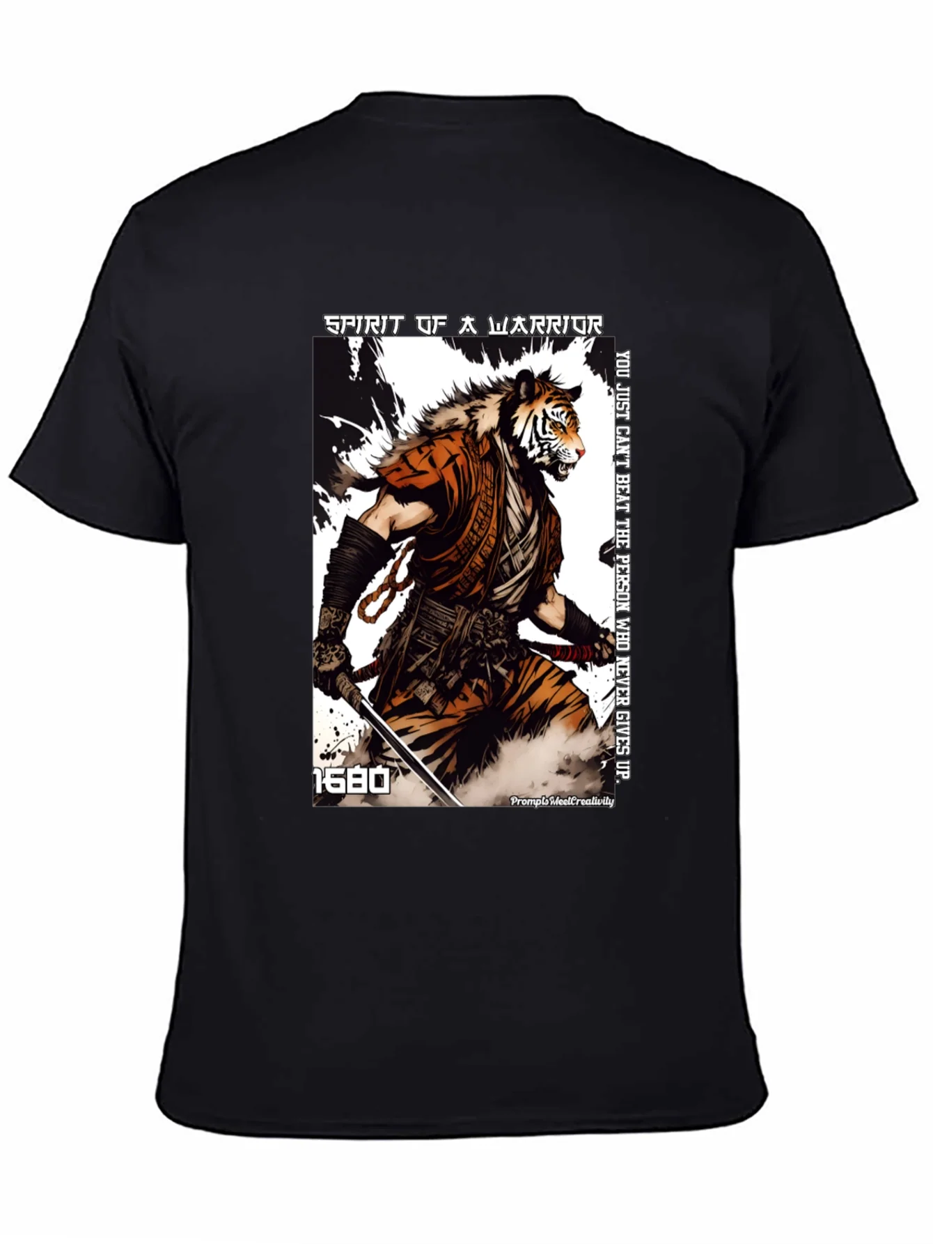 Camiseta Hombre Guerrero Esp¨ªritu Tigre