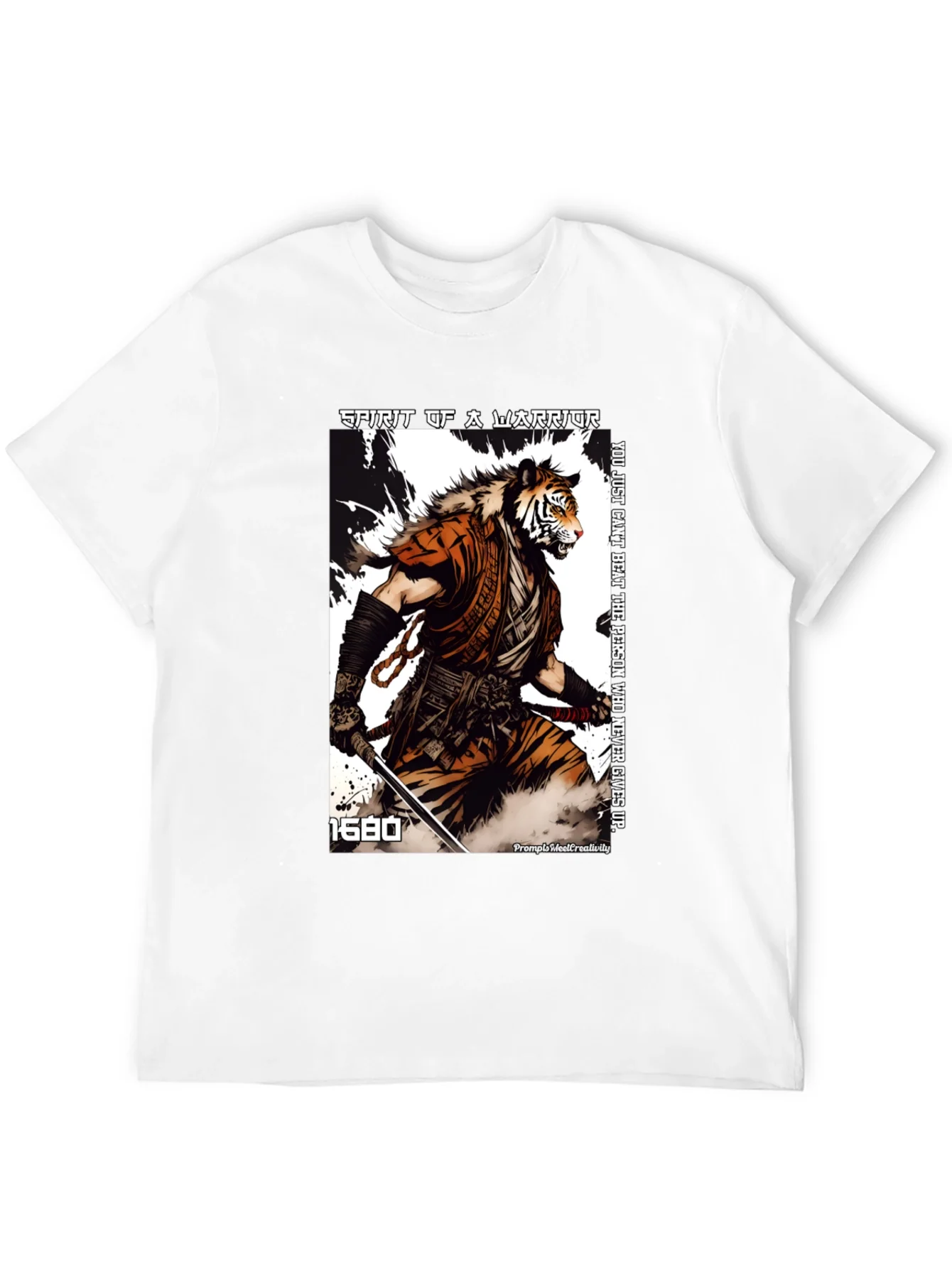 Camiseta Hombre Guerrero Esp¨ªritu Tigre