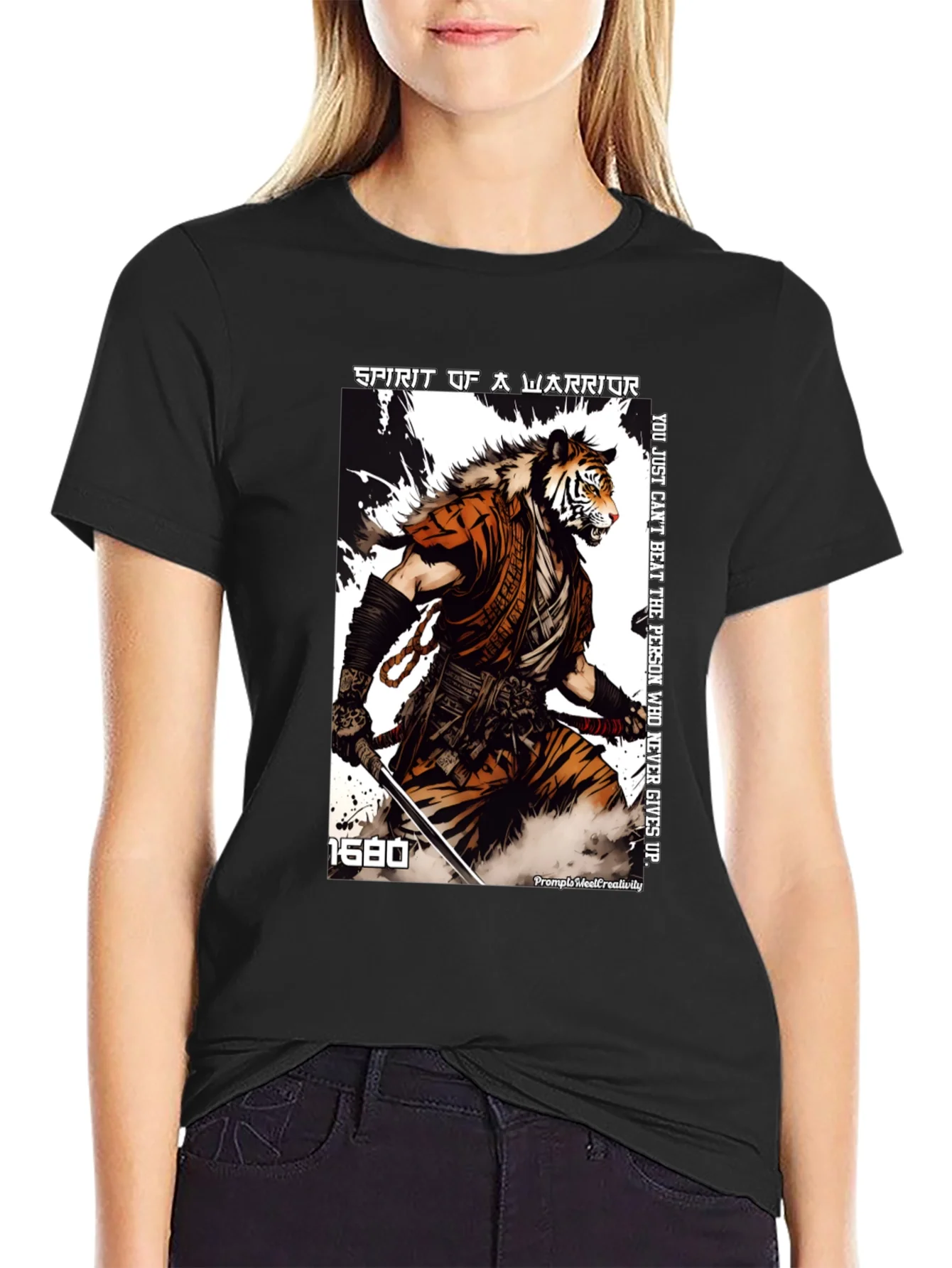 Camiseta Hombre Guerrero Esp¨ªritu Tigre