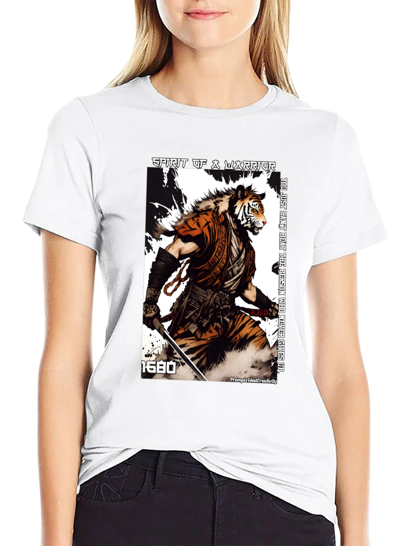 Camiseta Hombre Guerrero Esp¨ªritu Tigre
