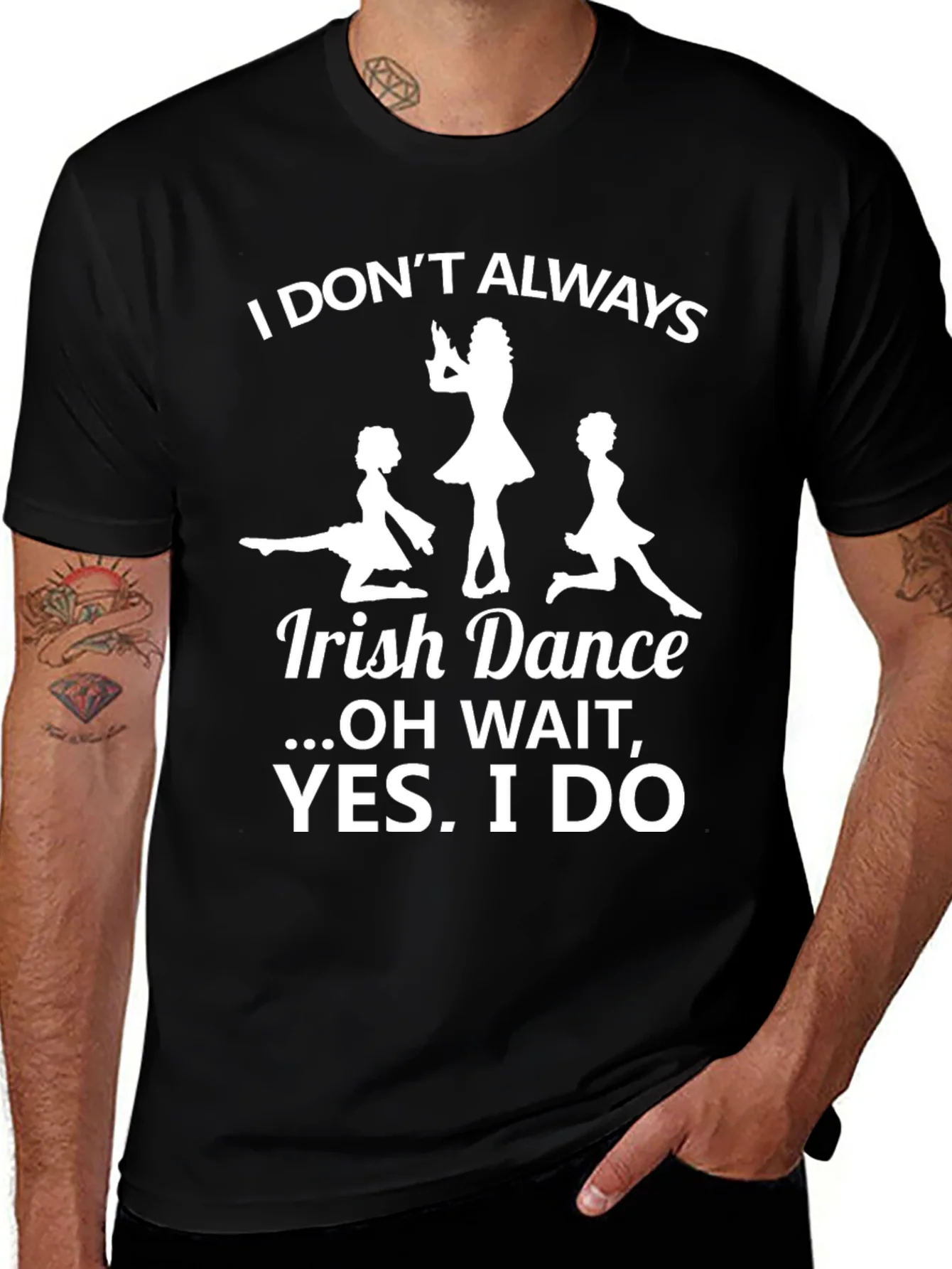 Camiseta Negra Irish Dance... YES I DO