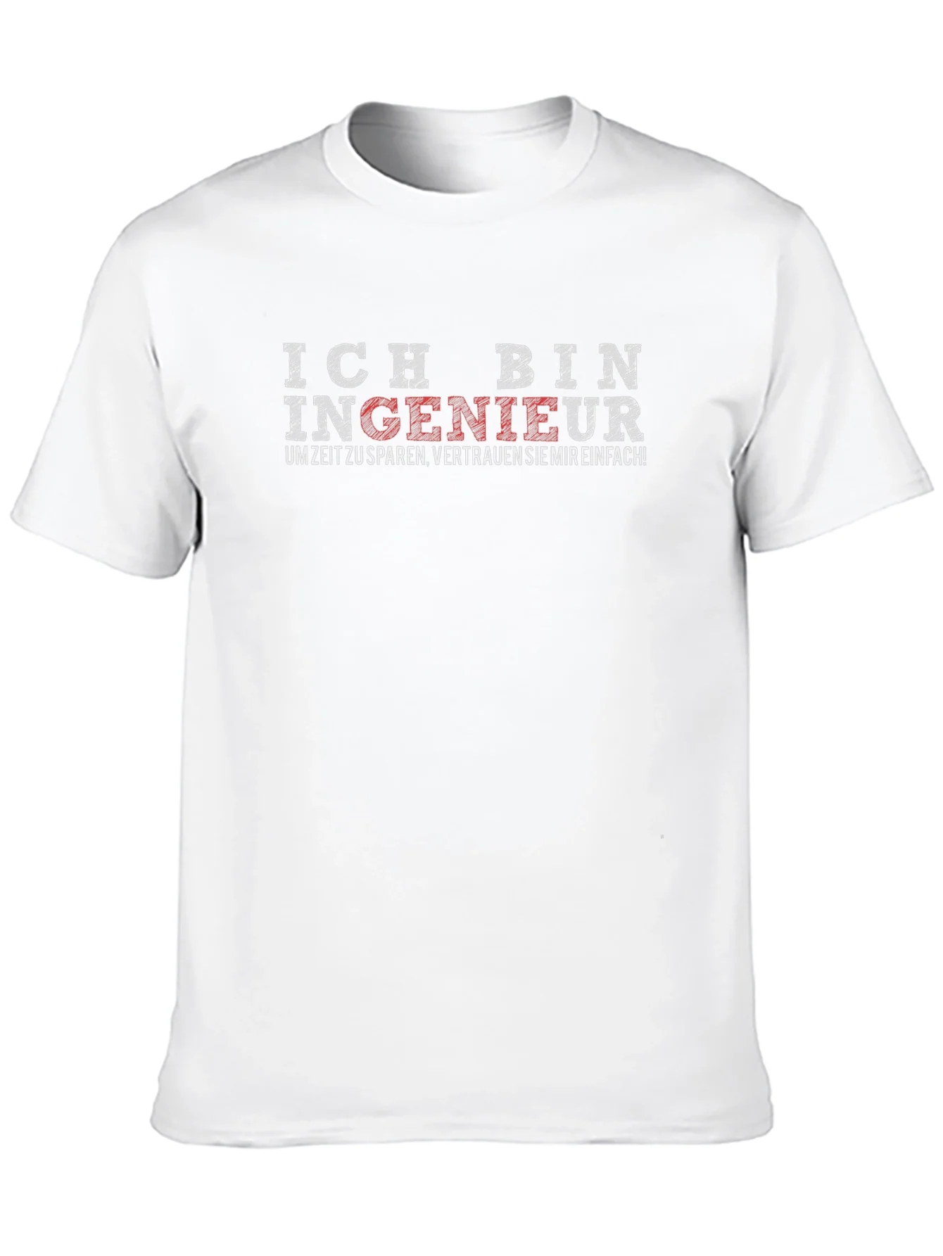Rebbecca Ich Bin Ingenieur Black Graphic T-Shirt