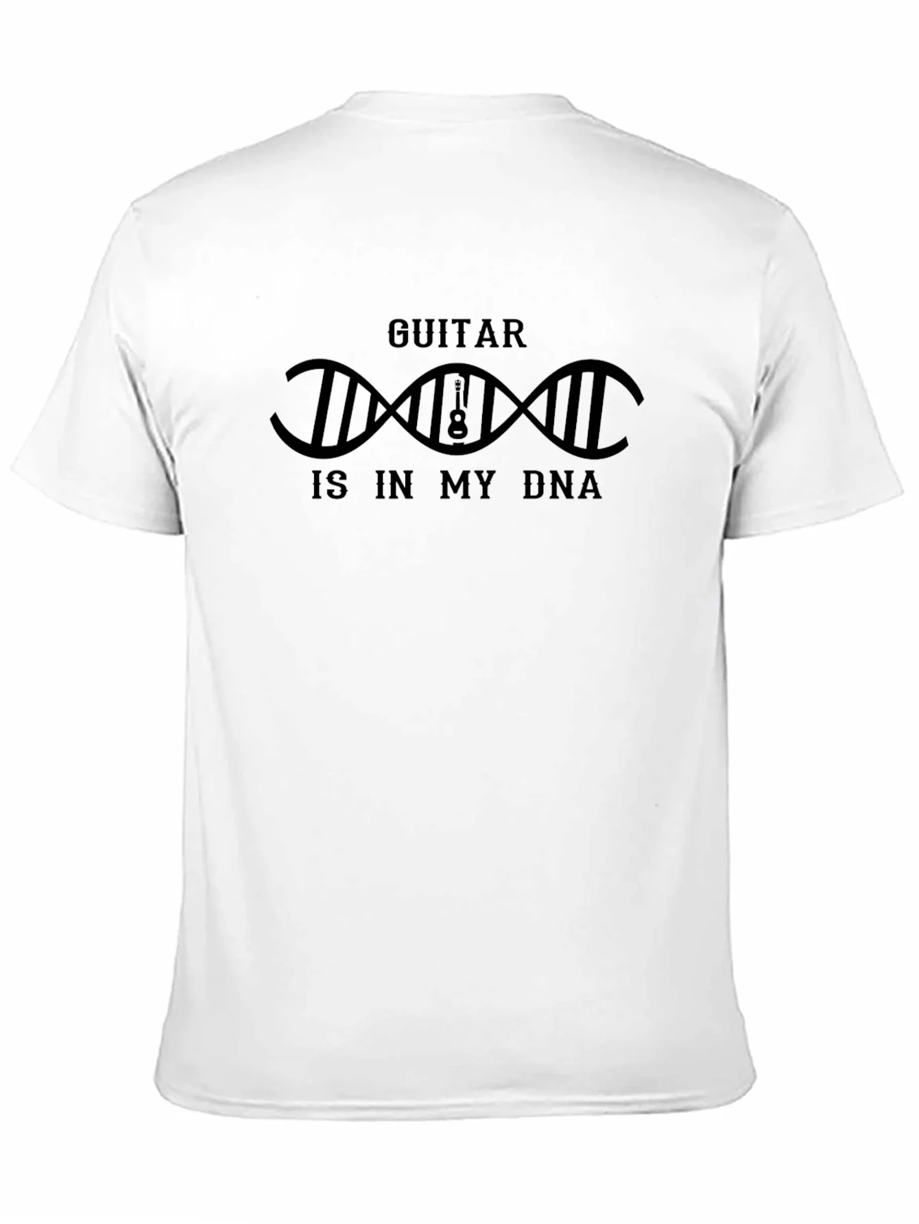 Camiseta Negra Guitar Is In My DNA