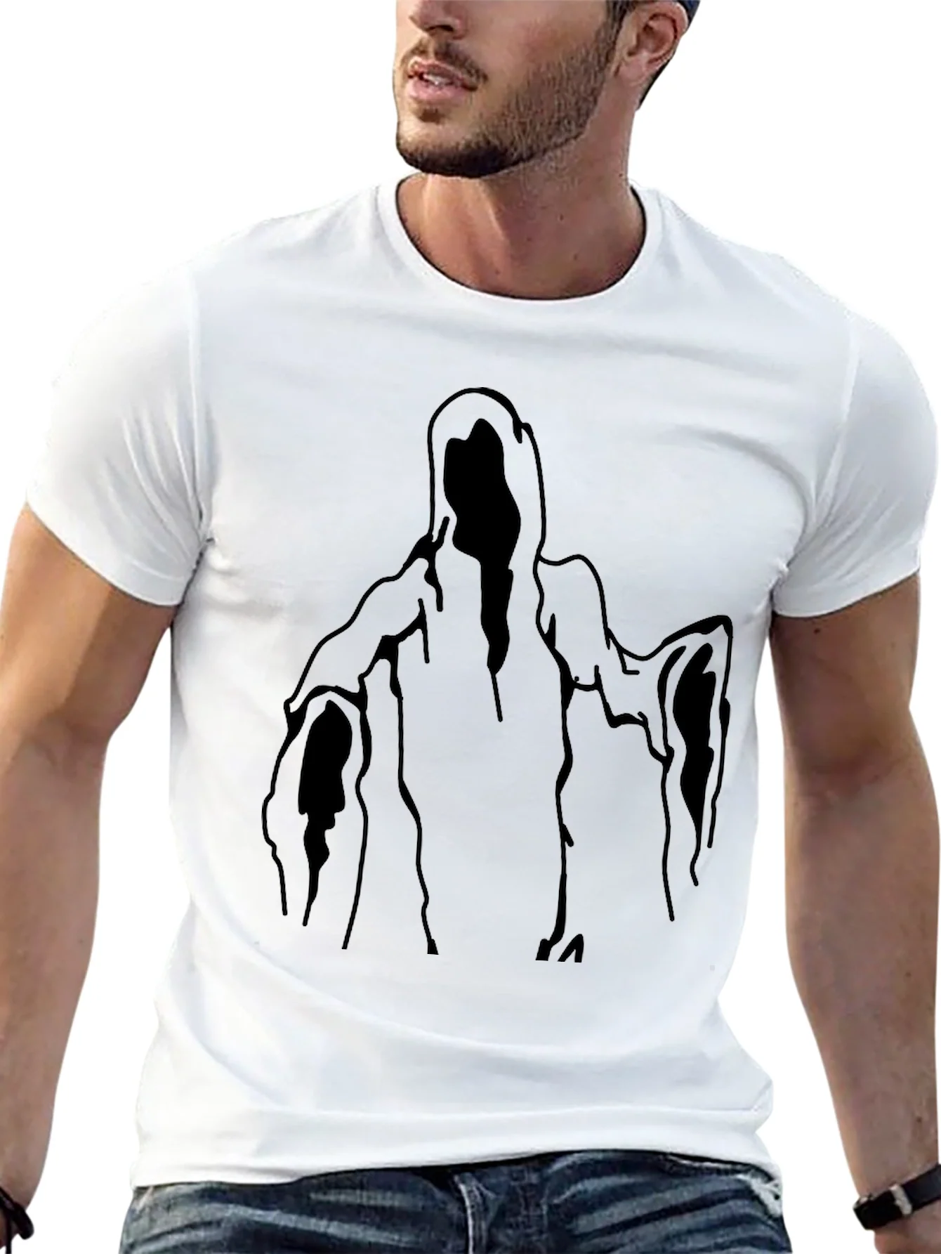 Rebbecca Black Ghost Graphic T-Shirt - Halloween Style