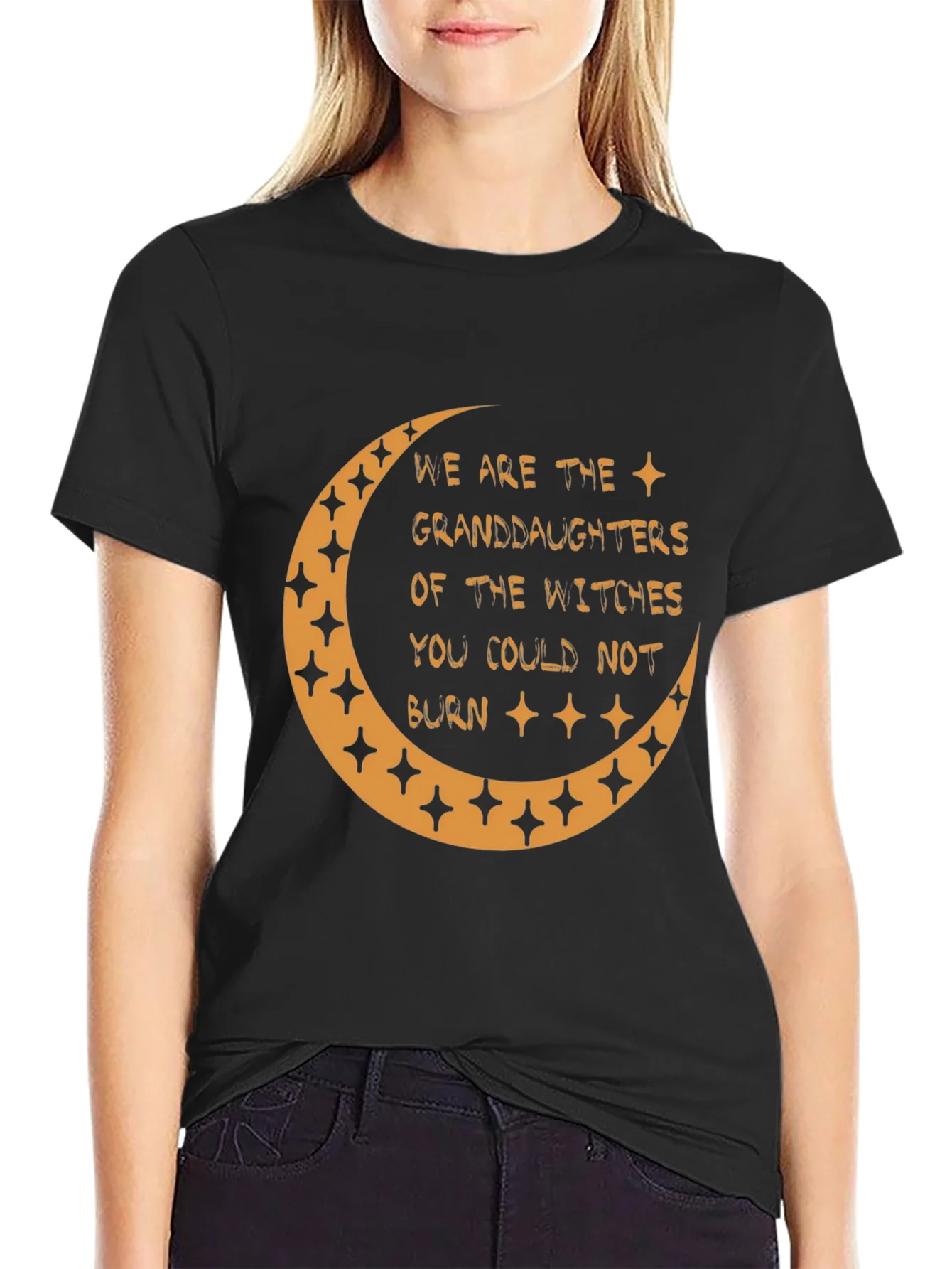 Camiseta Negra: Nietas de las Brujas Inquemables