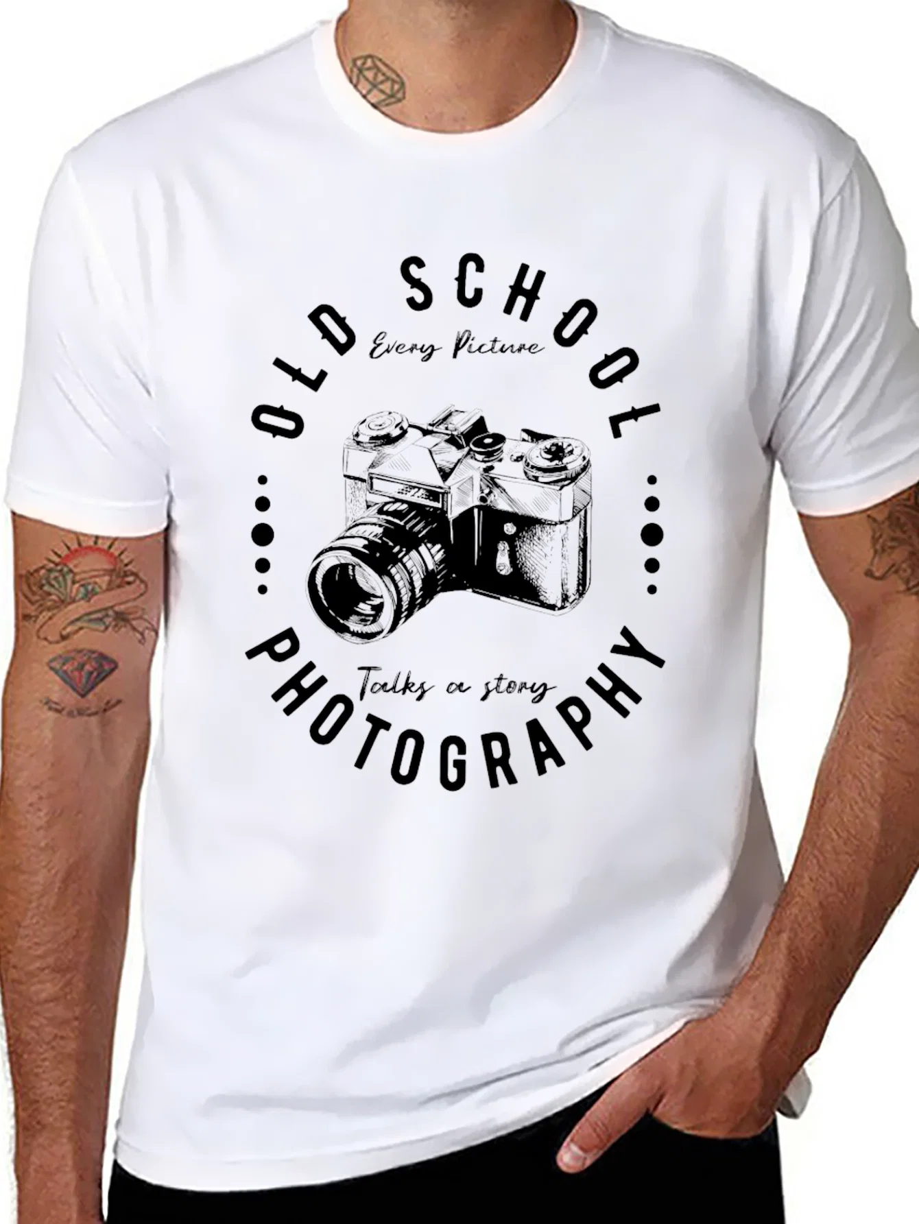Rebbecca Old School Photography Graphic T-Shirt