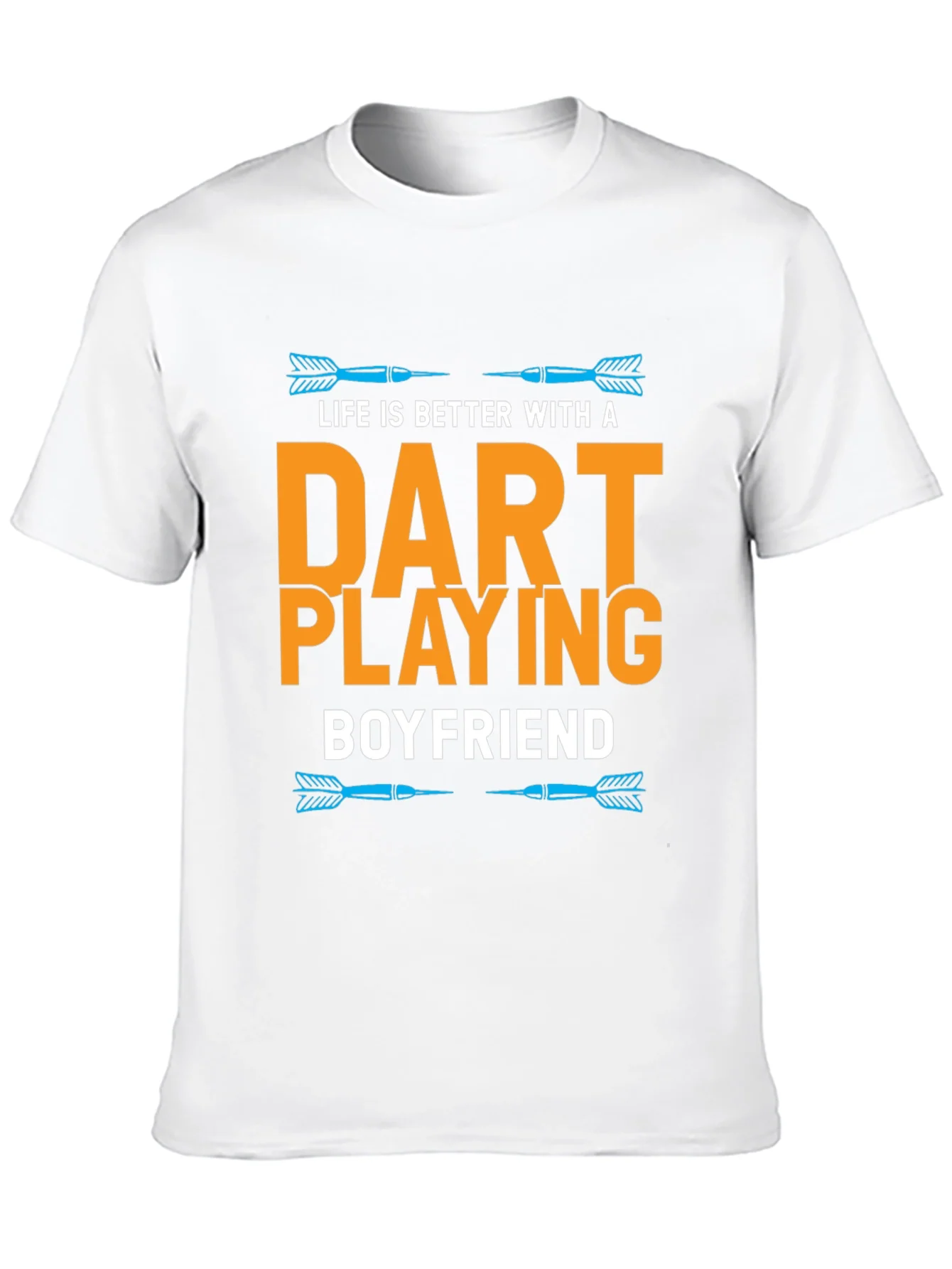 Camiseta Negra Dardos Novio para Amantes de los Dardos