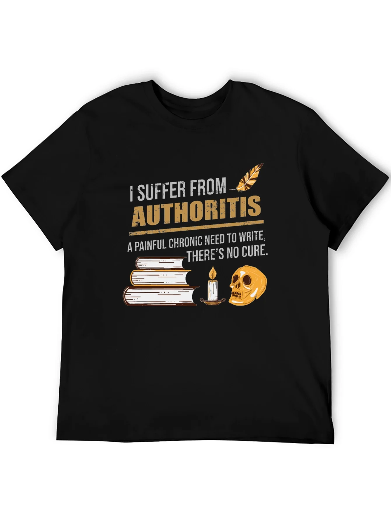 Camiseta Negra Humor Authoritis