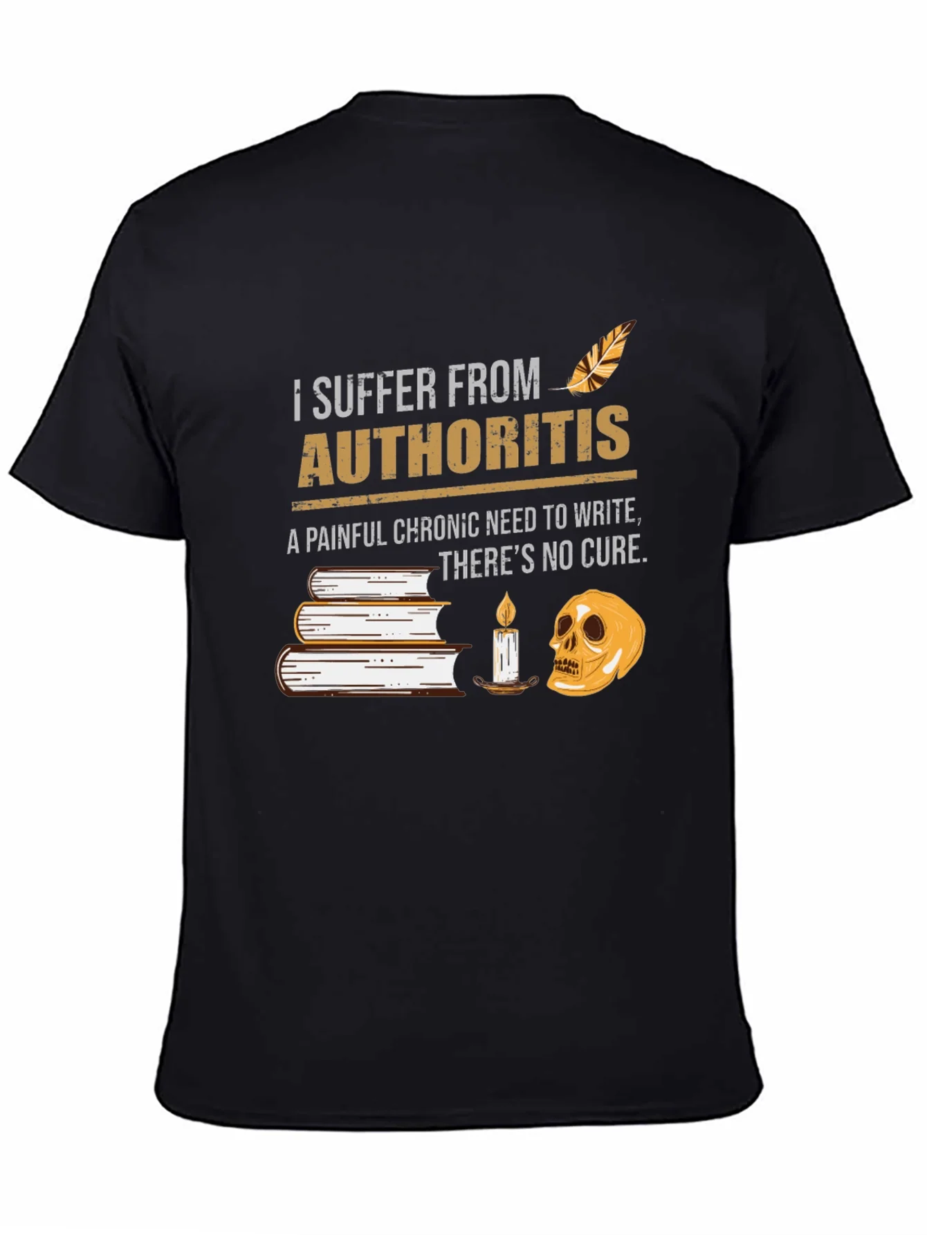 Camiseta Negra Humor Authoritis