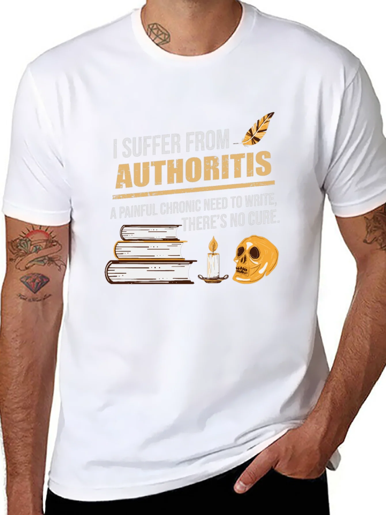 Camiseta Negra Humor Authoritis
