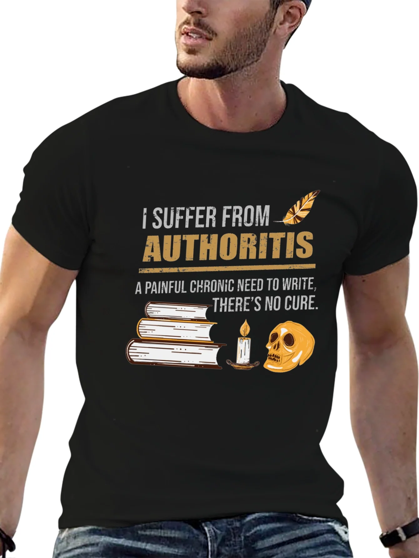 Camiseta Negra Humor Authoritis