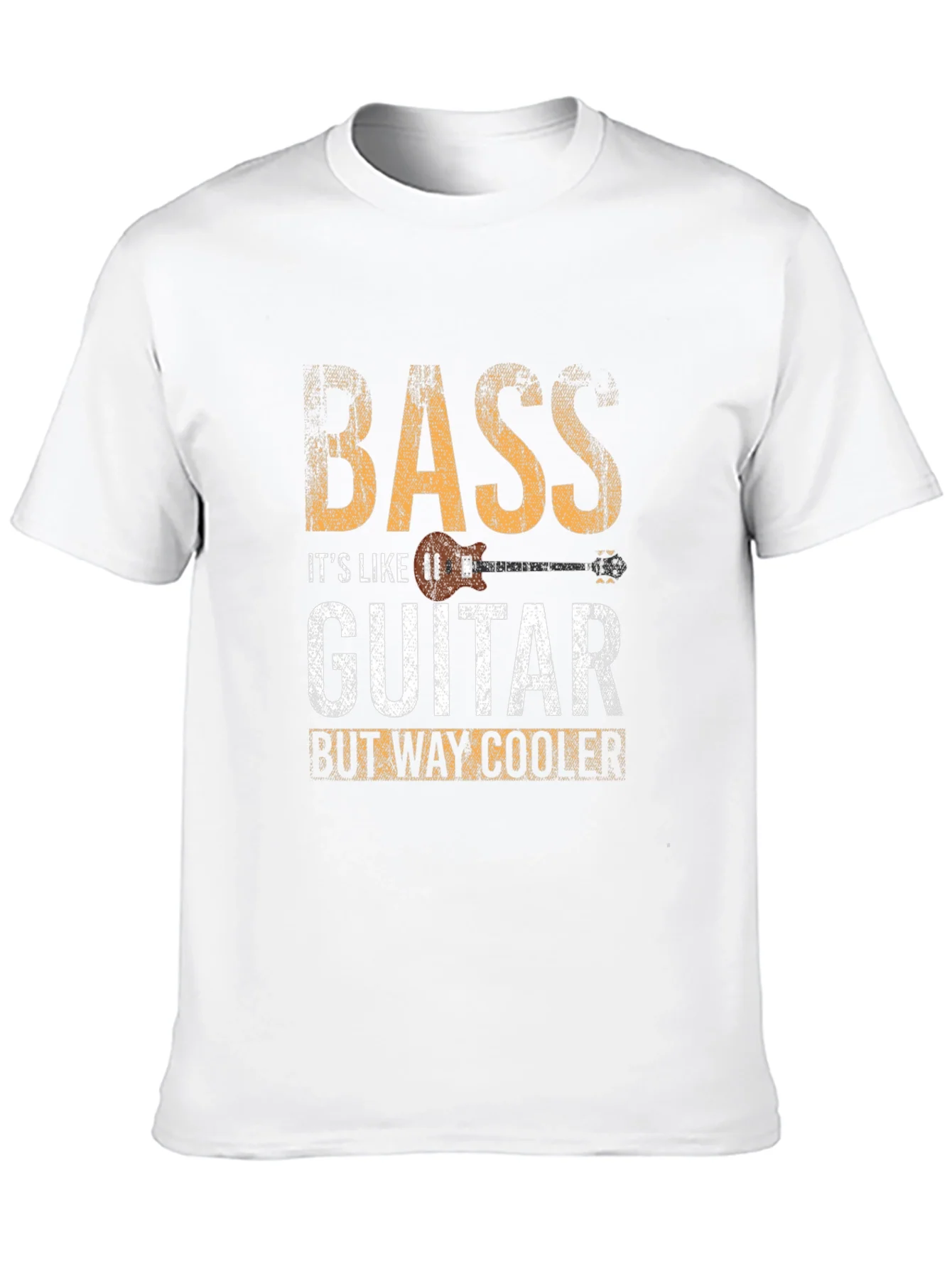 Camiseta Negra Bass Guitar Way Cooler