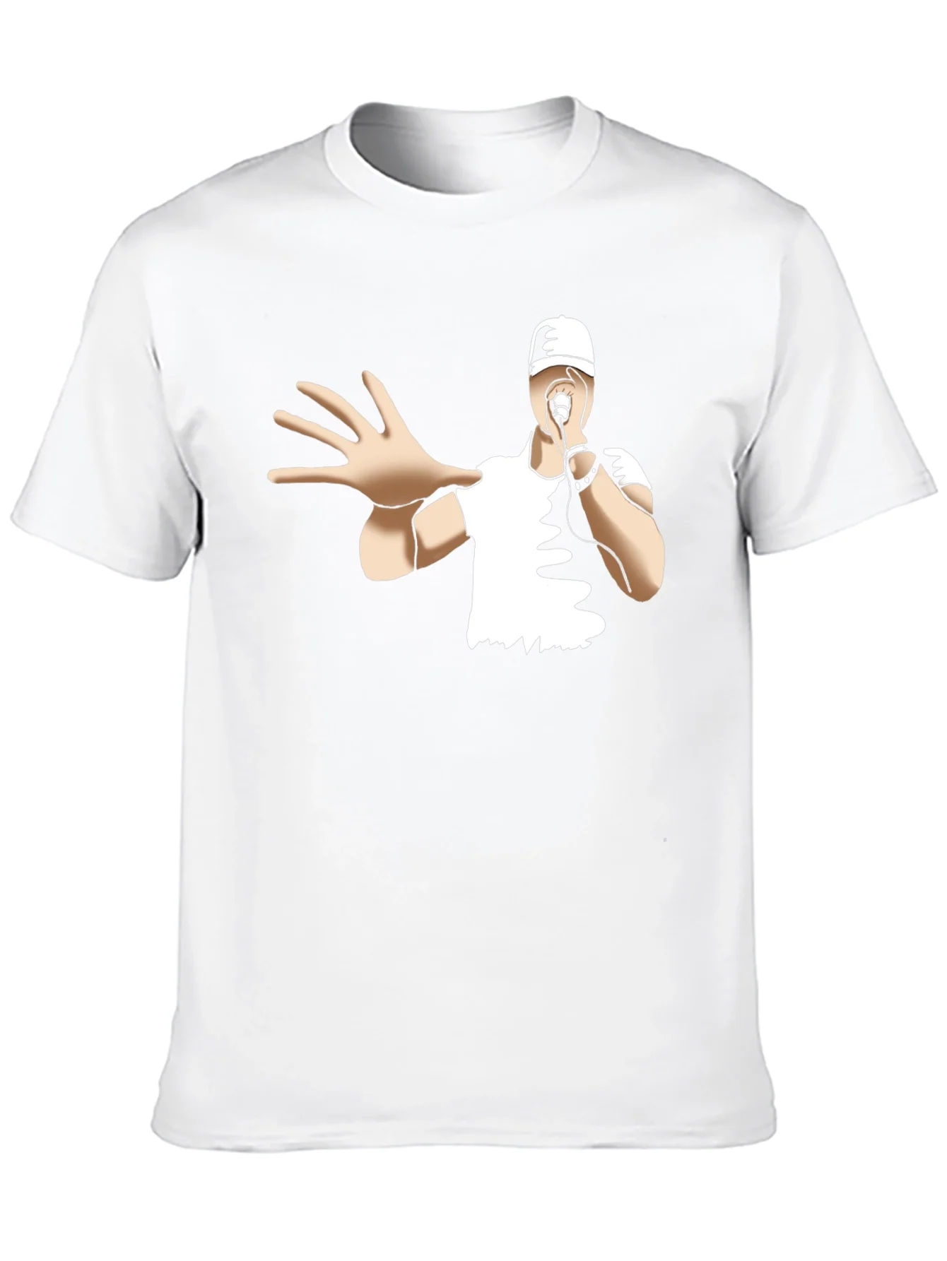 Rebbecca Cool Cartoon Rapper Black T-Shirt