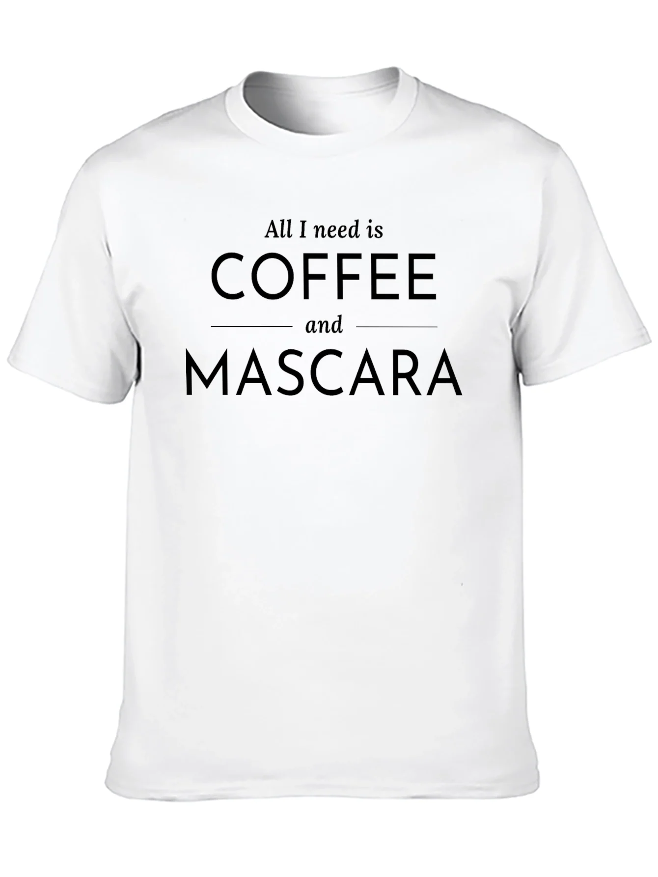 Camiseta Negra: Caf¨¦ y M¨¢scara