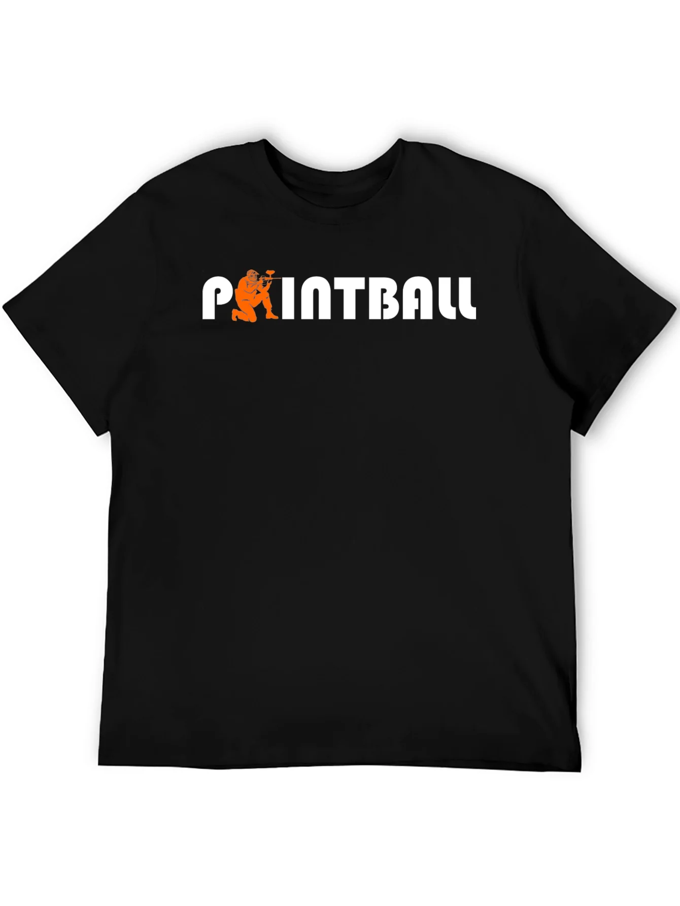 Camiseta Negra Paintball para Hombre