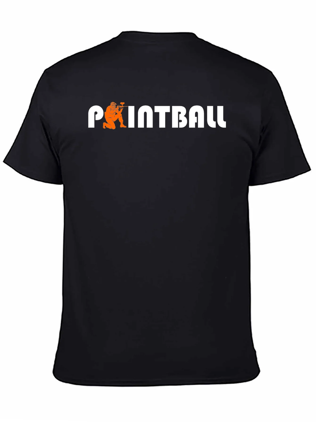 Camiseta Negra Paintball para Hombre