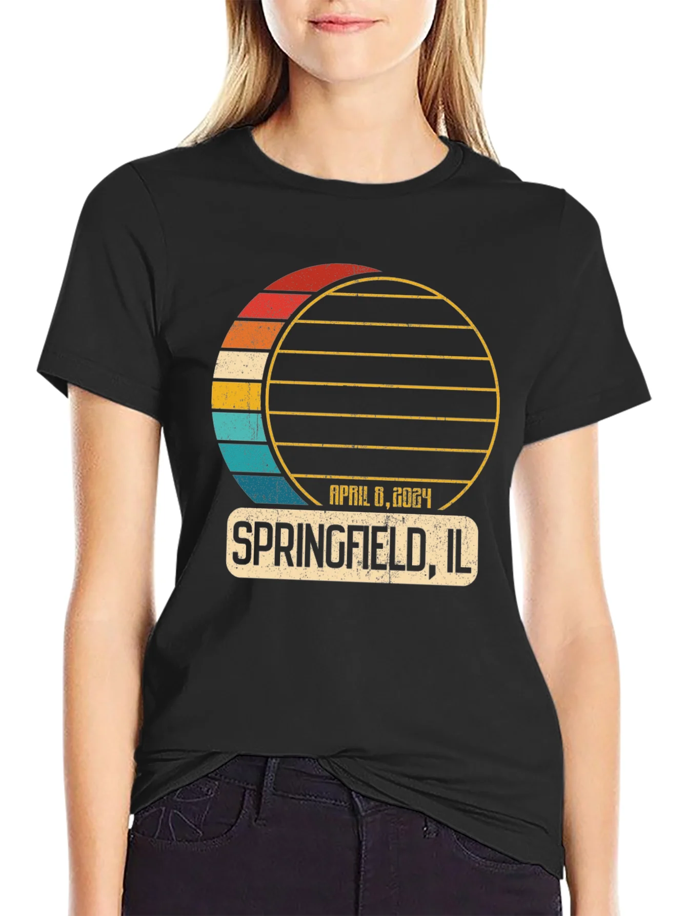 Camiseta Eclipse Solar Total Springfield IL 2024