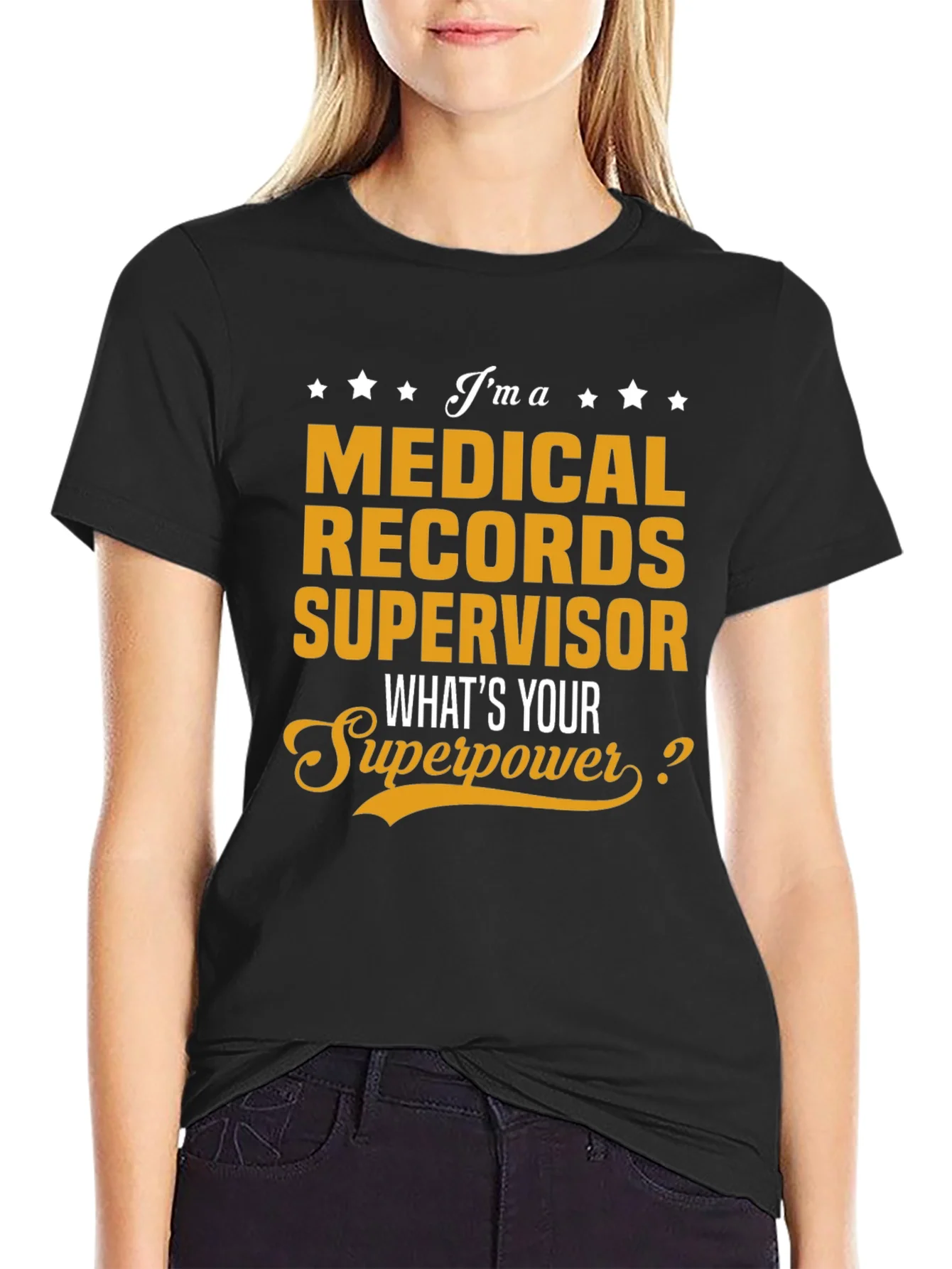 Camiseta de Supervisor de Archivos M¨¦dicos - ?Superpoder!