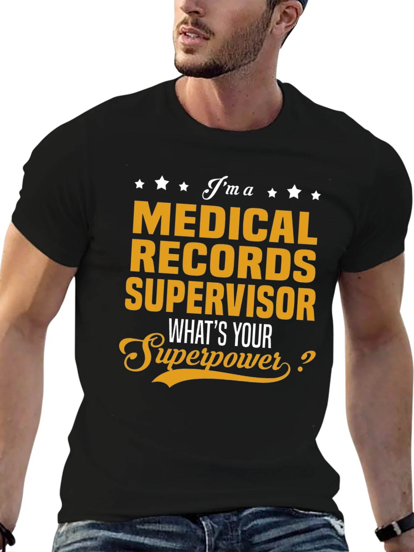 Camiseta de Supervisor de Archivos M¨¦dicos - ?Superpoder!
