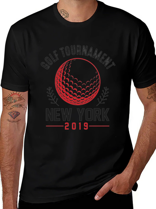Camiseta Negra Torneo de Golf Nueva York 2019