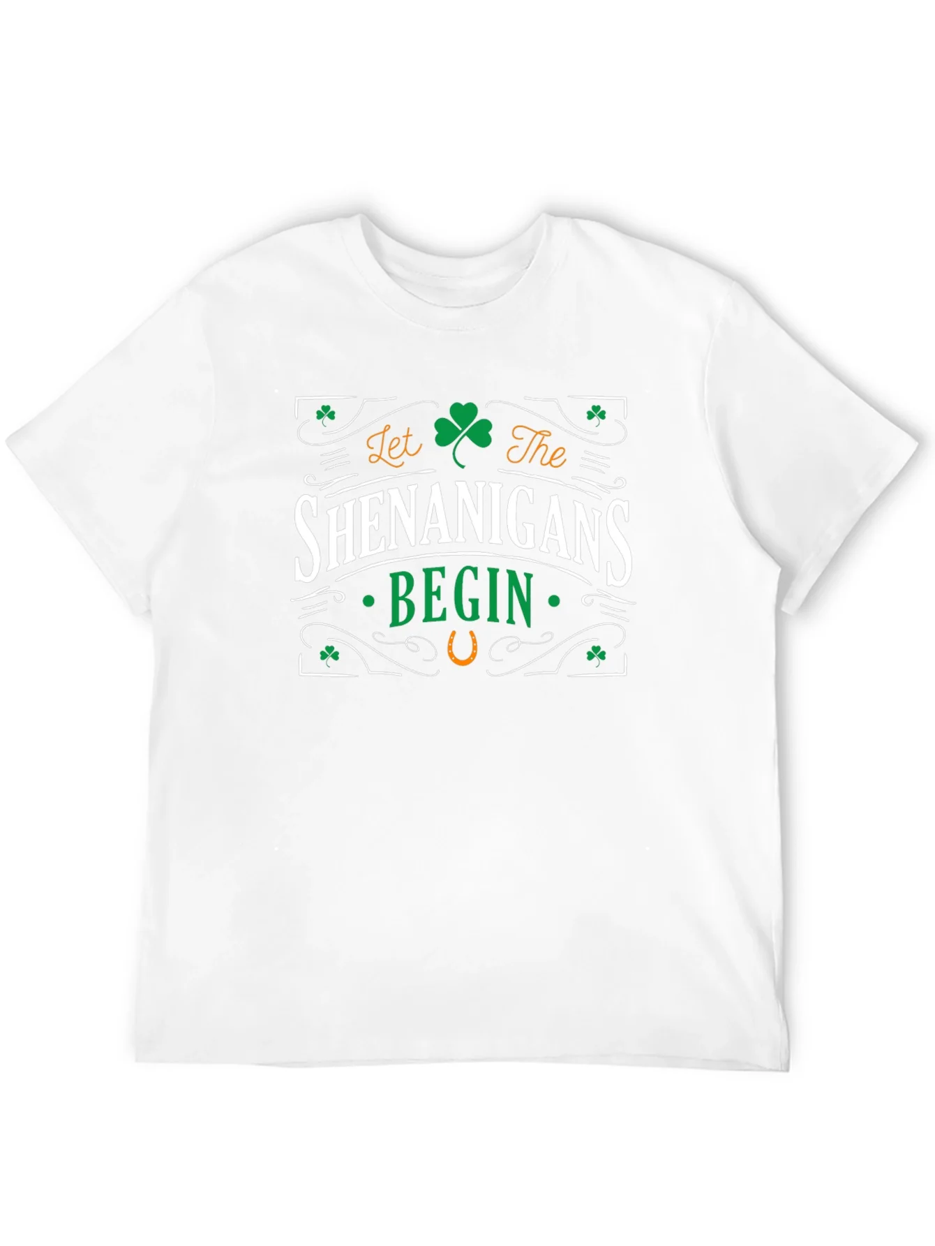 Camiseta Negra Shenanigans Begin San Patricio