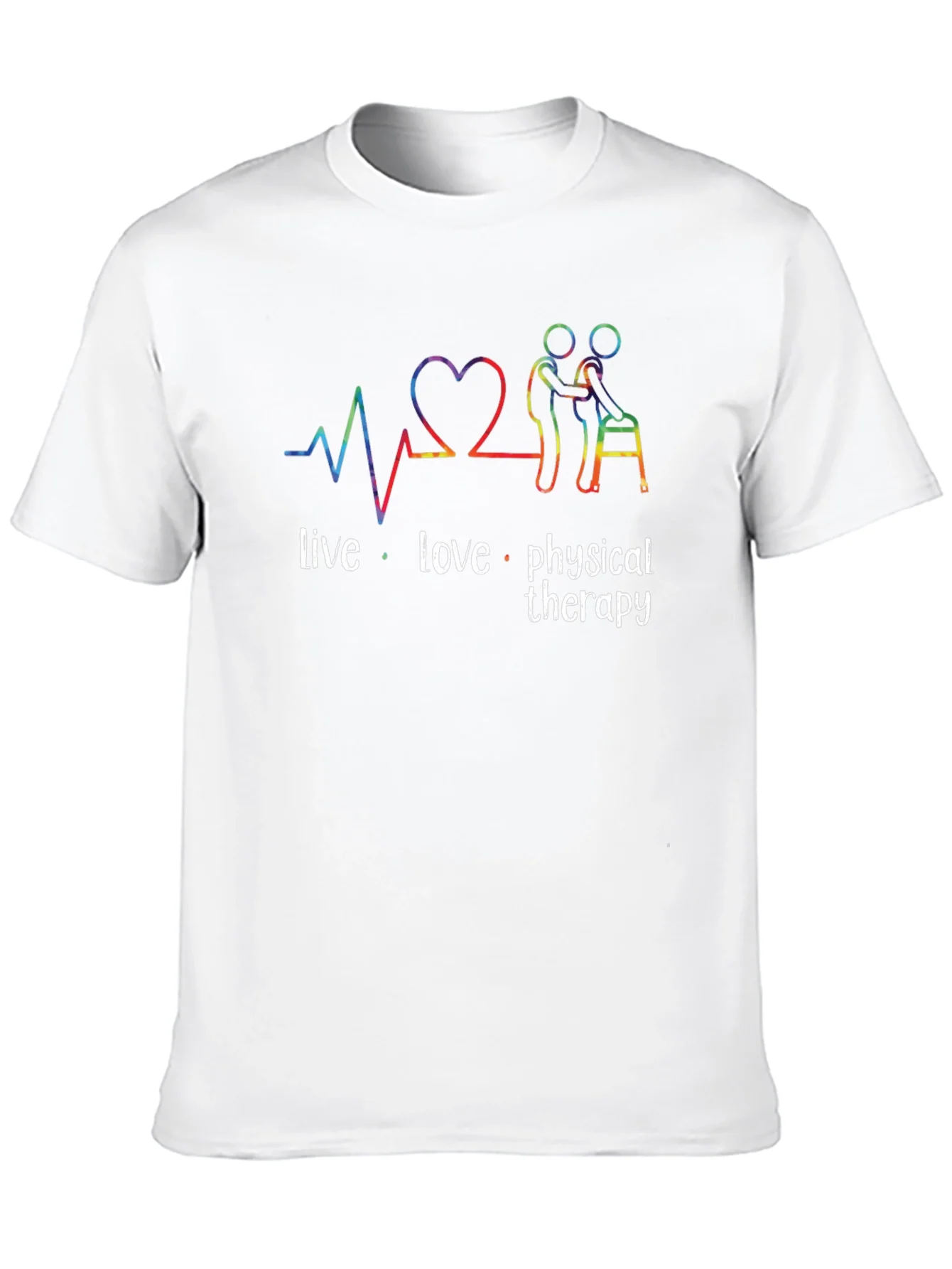 Camiseta Negra Live Love Physical Therapy