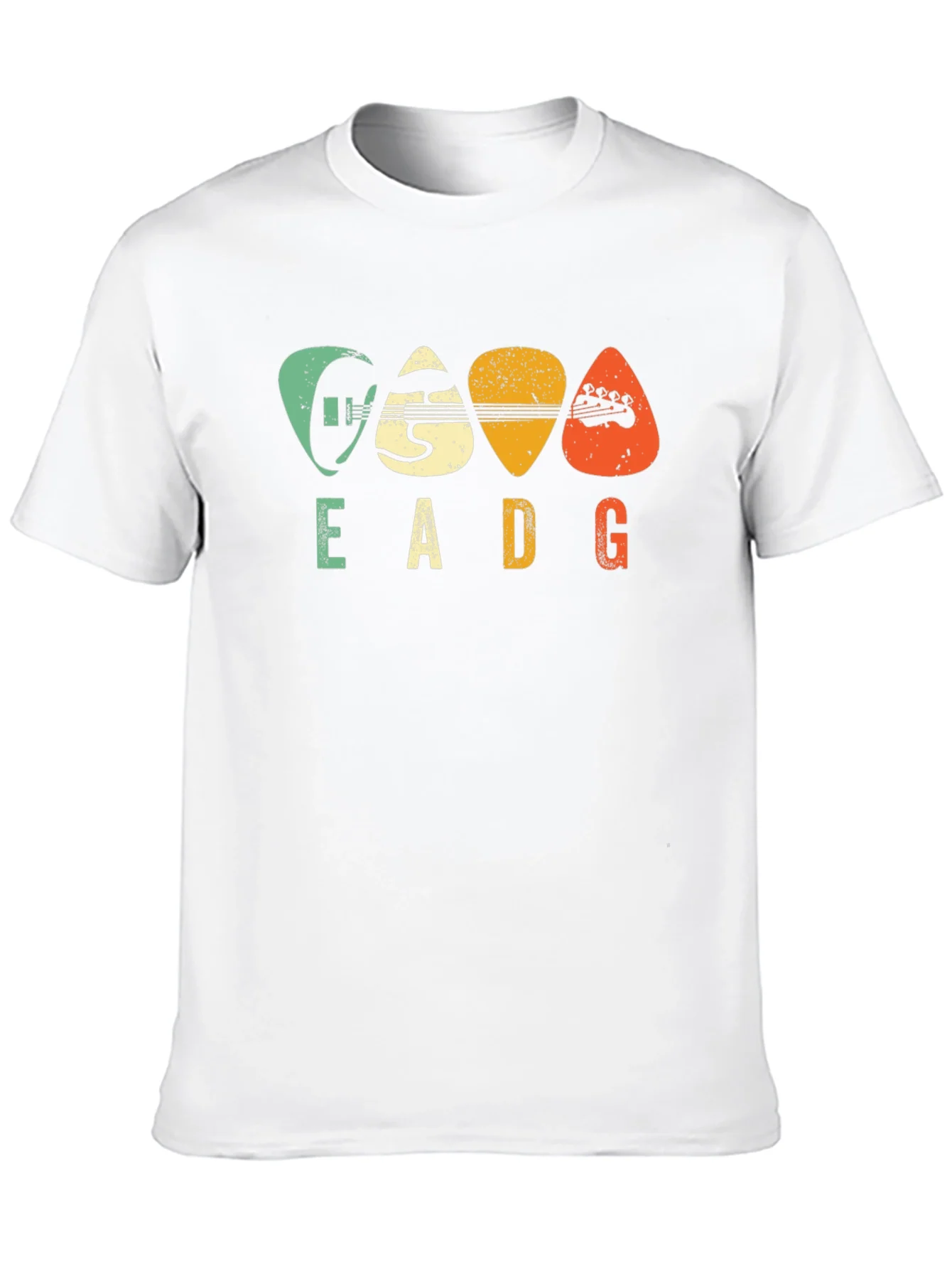 Rebbecca EADG Guitar Pick Graphic Tee - Musician T-Shirt