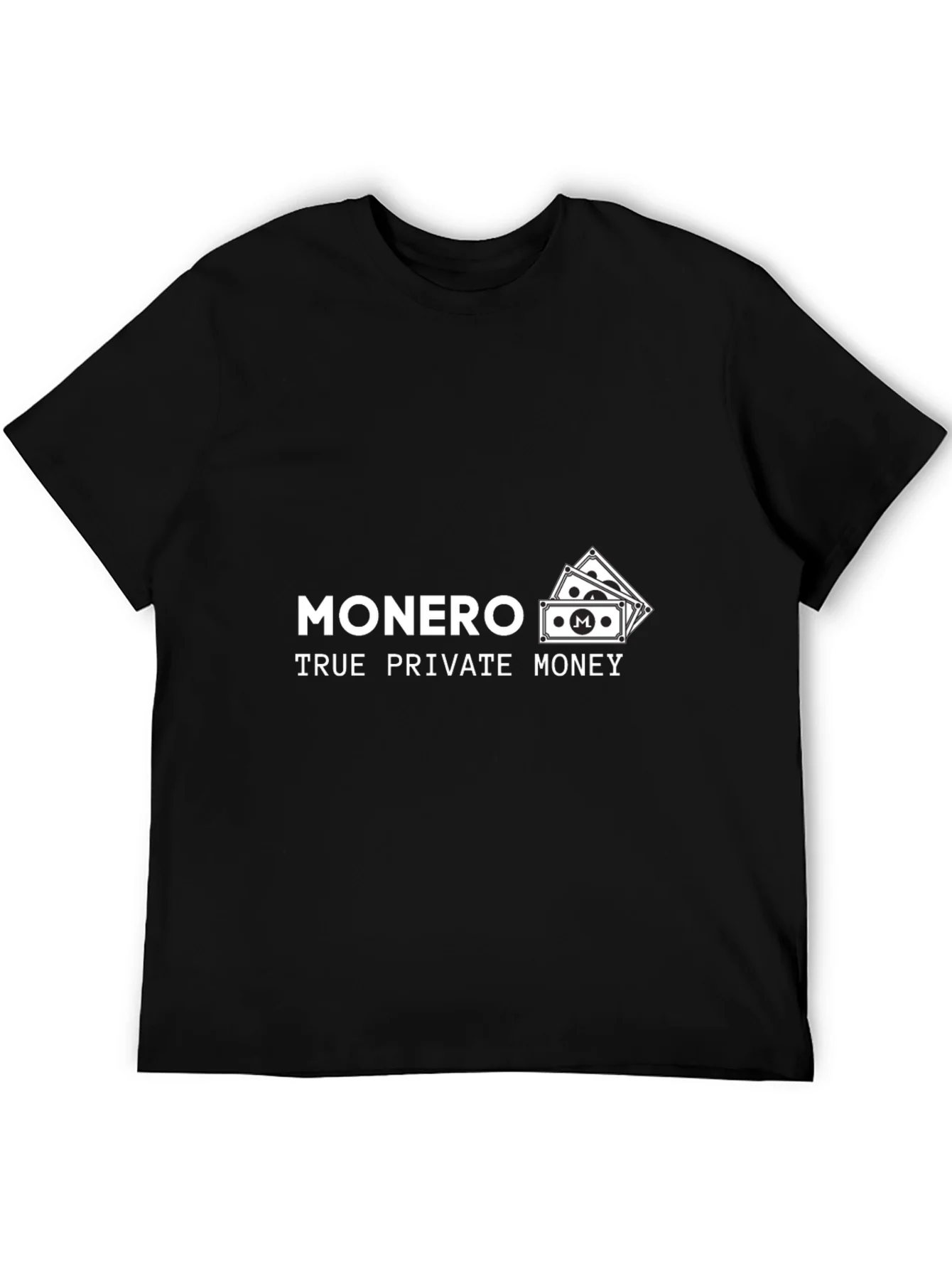 Rebbecca Monero True Private Money Black T-Shirt